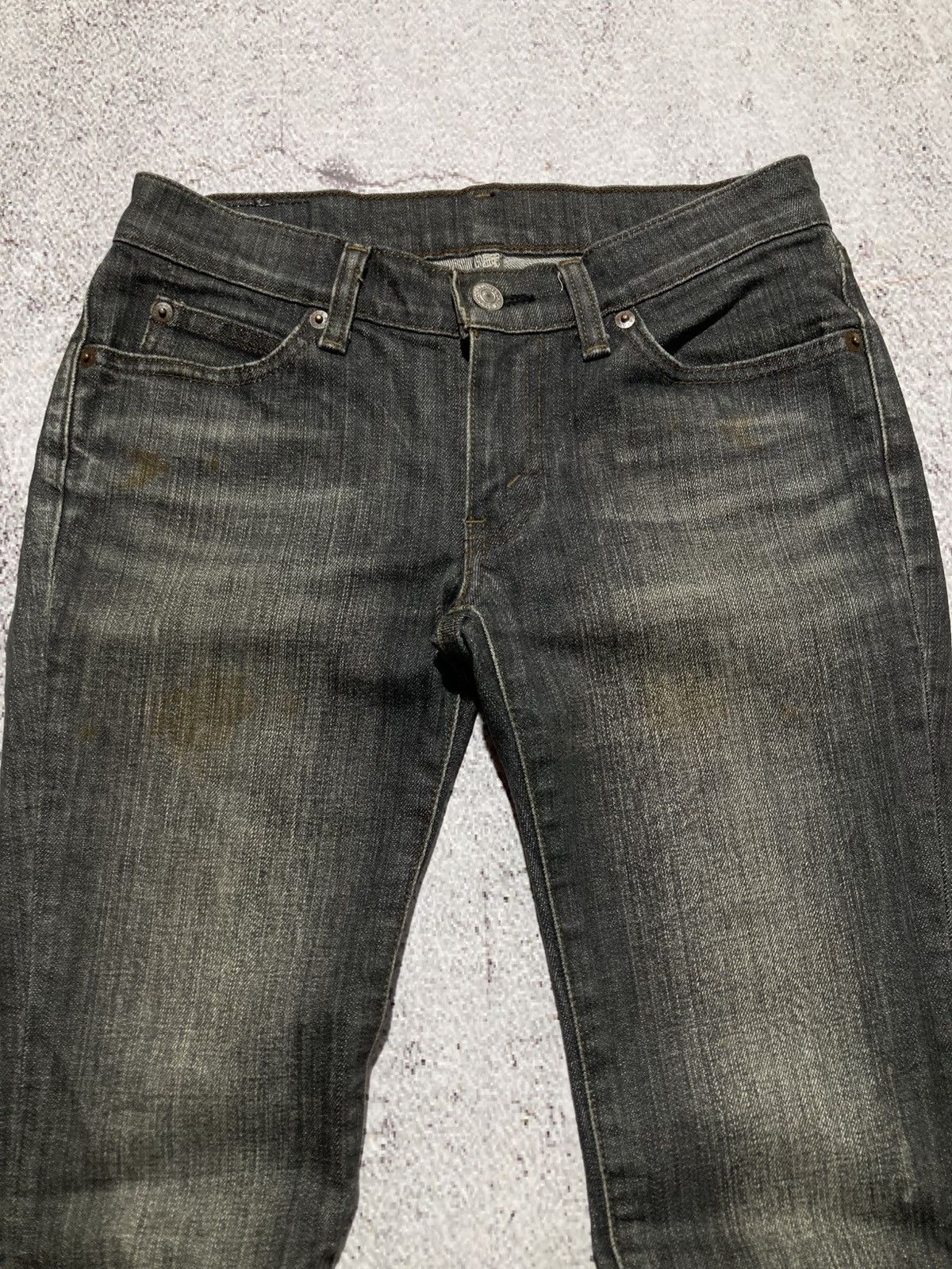 Levi's Vintage Clothing 1990s Vintage Levis Clawmark Denim Pants Hedi Slimane Style Size US 27 - 4 Thumbnail