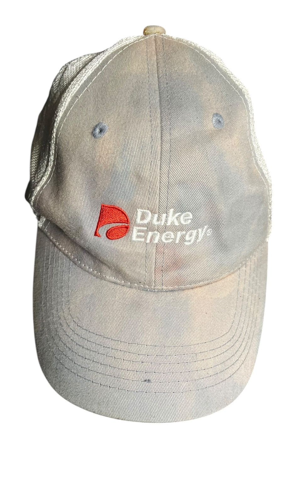Other Sun Faded Vintage Duke Energy Gray Mesh Trucker Hat Size ONE SIZE - 5 Thumbnail