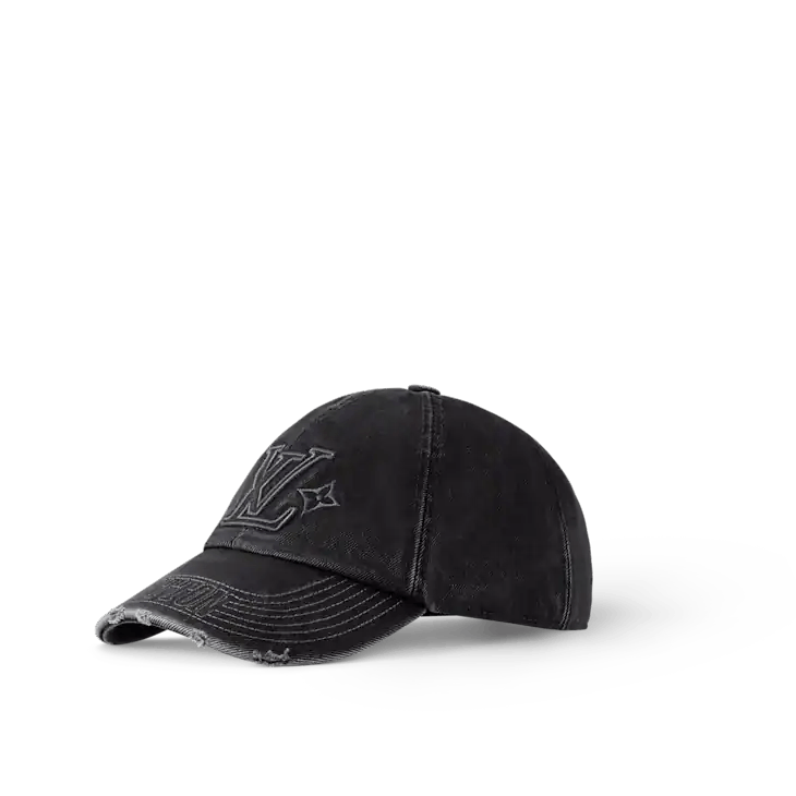 Louis Vuitton LV Denim Washed Cap Large Size ONE SIZE - 2 Thumbnail
