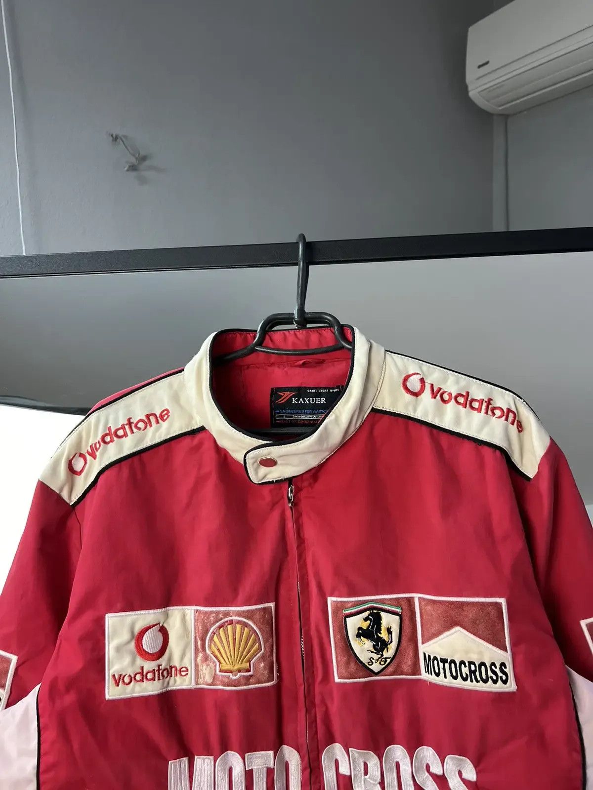 Formula 1 × NASCAR Vintage Ferrari Vodafone jacket bomber Red Bull F1 Racing Size US XL / EU 56 / 4 - 6 Thumbnail