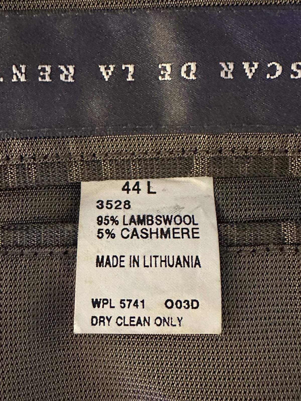 Oscar De La Renta Oscar de la Renta wool plaid single-breasted sportscoat Size 44L - 9 Thumbnail