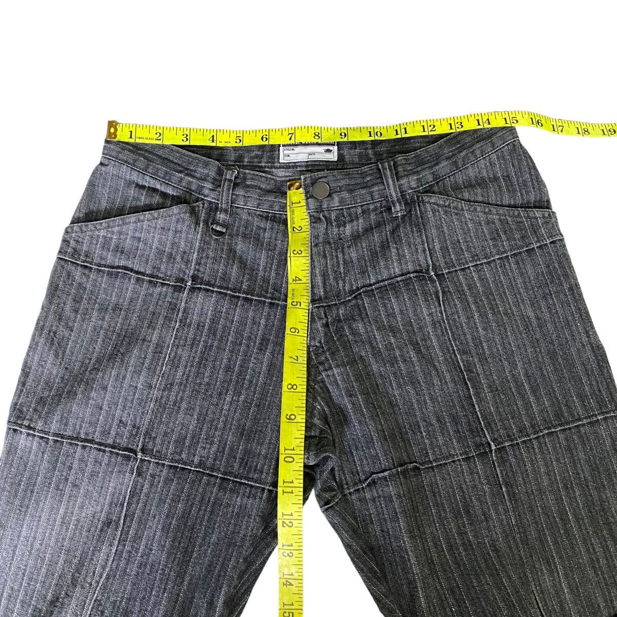 Michel Klein MK Klein Denim Striped General Worker Jeans Size US 30 / EU 46 - 16 Thumbnail