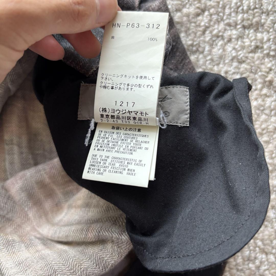 Yohji Yamamoto yohji yamamoto pour homme 18AW/archive linen/wide pants Size US 44 / EU 60 - 8 Thumbnail