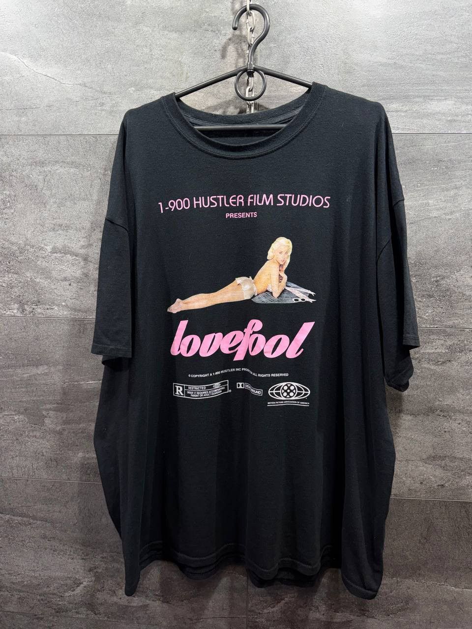 Vintage Hustler Film Studios “Lovefool “ referencing 1-900 Hustler Size US XXL / EU 58 / 5 - 1 Thumbnail