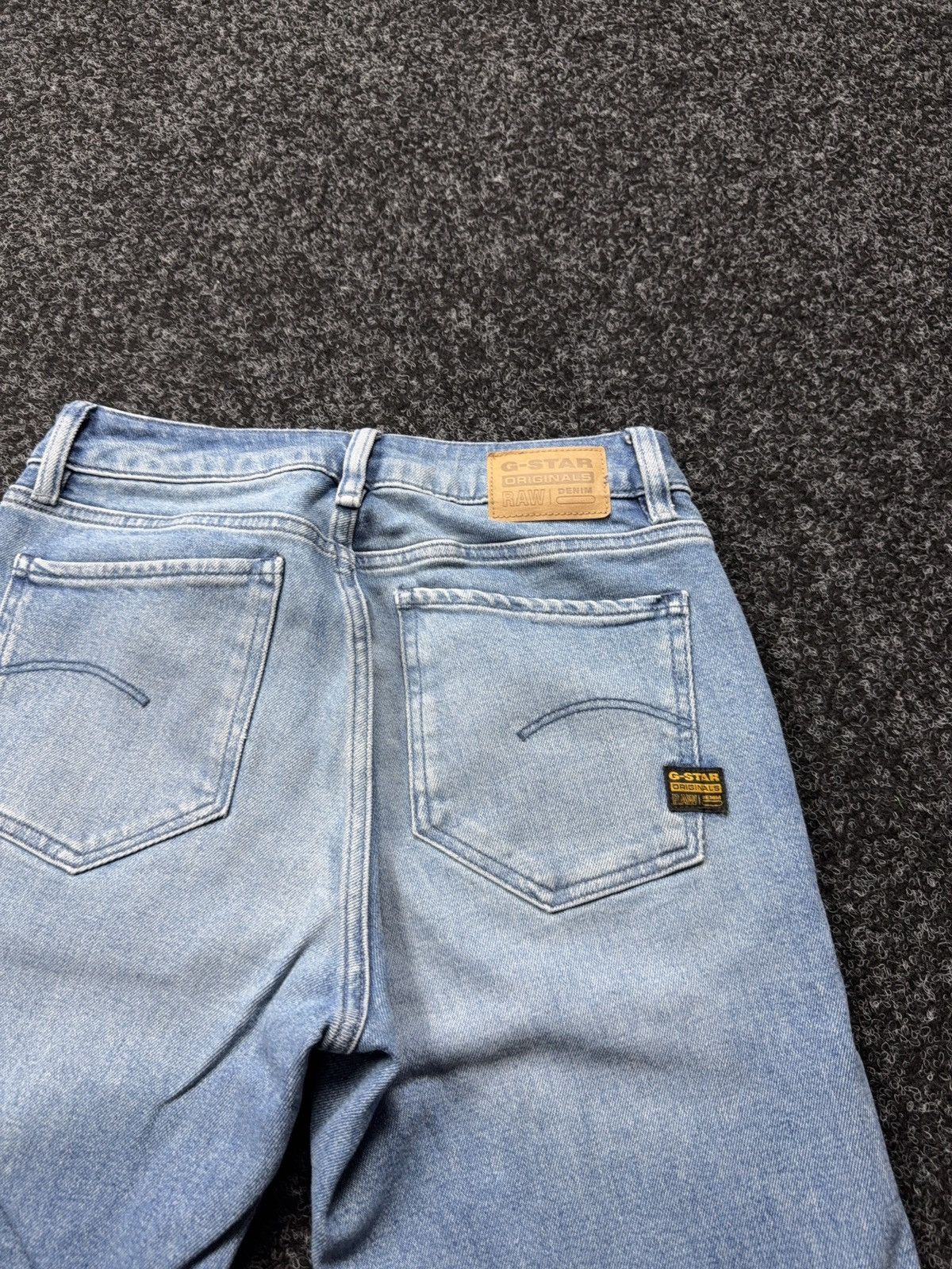 G-Star Vintage 00s G-Star RAW G-Low Bootcut Jeans Y2K Light Wash Size 27" / US 4 / IT 40 - 17 Thumbnail
