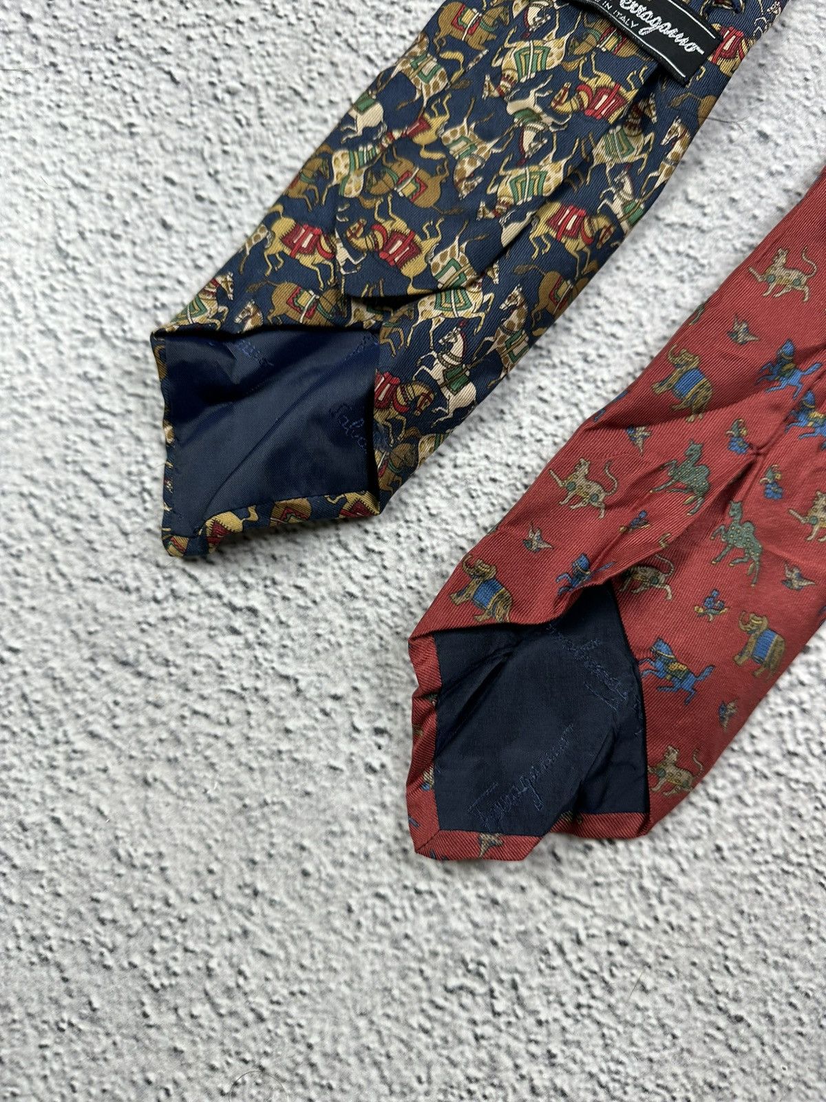 Salvatore Ferragamo Vintage Salvatore Ferragamo Silk Tie Old Money Style Size ONE SIZE - 6 Thumbnail