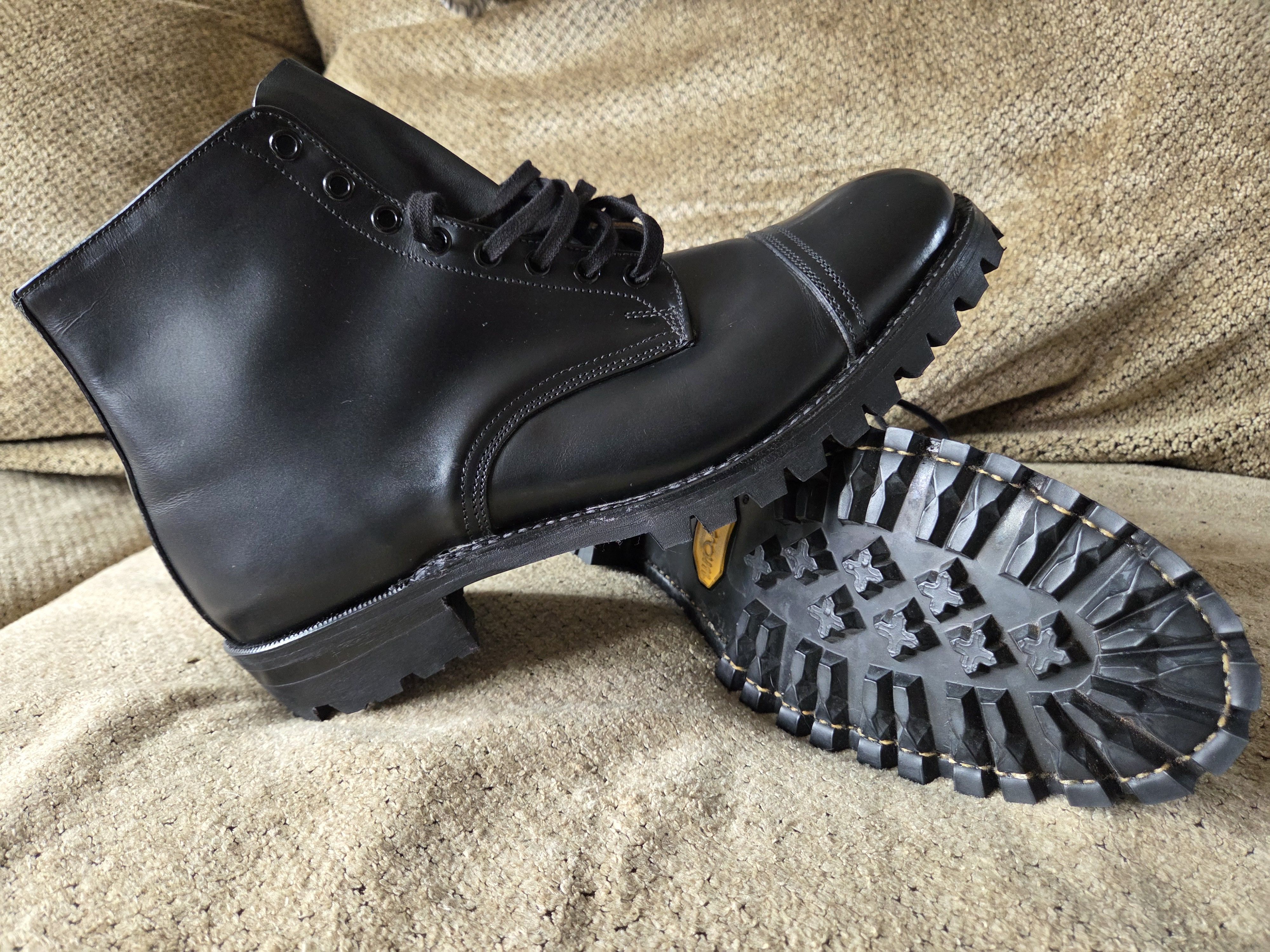Other HALFS Germany Leather Boots Vibram Lug Sole Cap Toes 11 UK Size US 11 / EU 44 - 1 Thumbnail