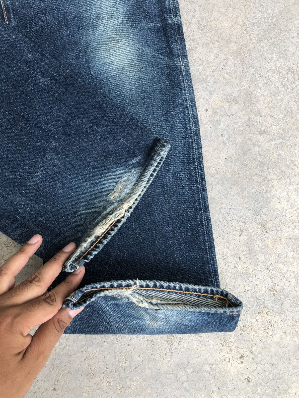 Evisu Vintage Evisu No 2 Distressed Jeans Selvedge Denim Size US 32 / EU 48 - 14 Thumbnail