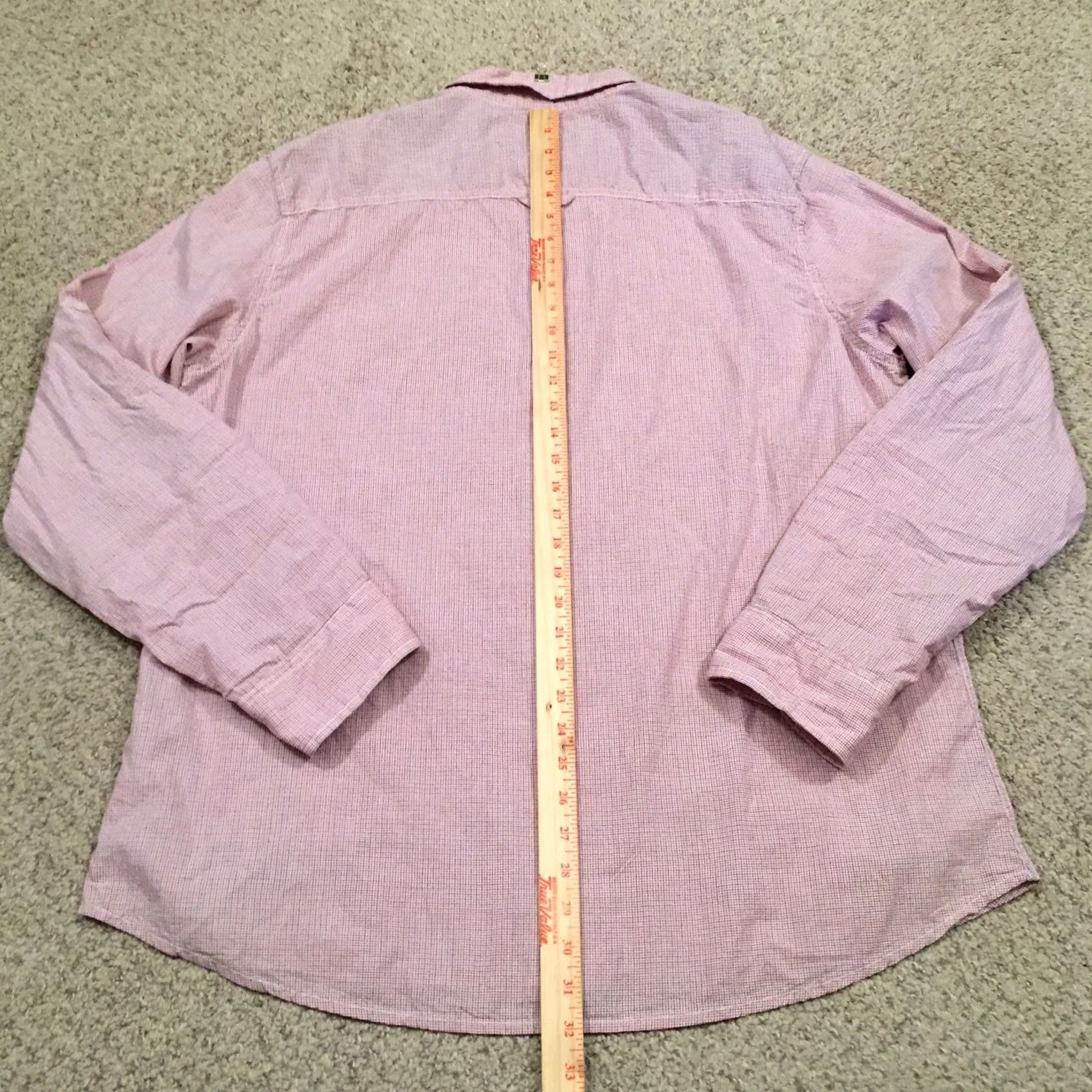 Vintage Urban Pipeline Shirt Mens XXL Red Plaid Button-Up Long Sleeve Roll Tab Collared Front Pocket 2XL Boys? Size US XXL / EU 58 / 5 - 6 Thumbnail