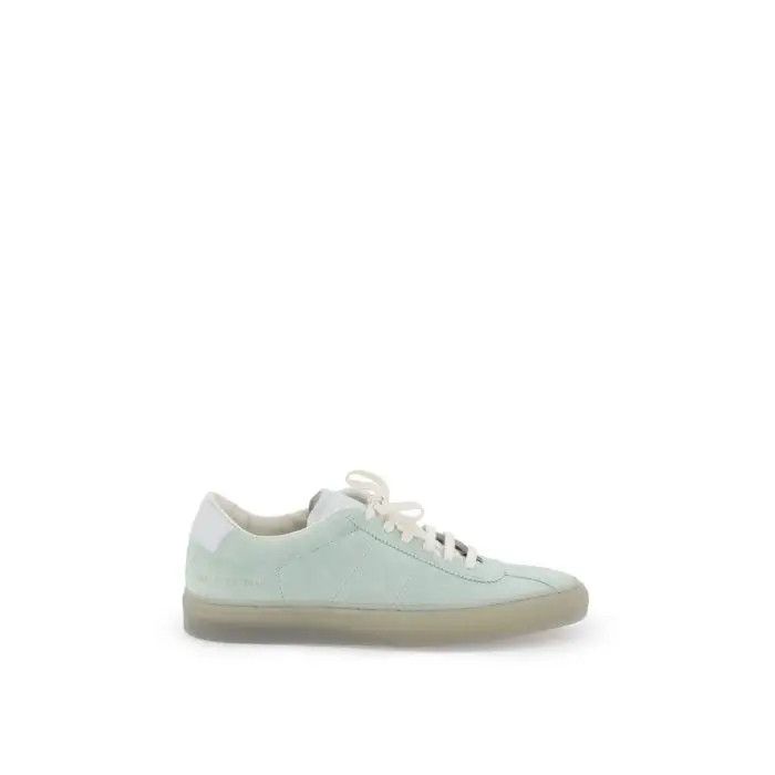 image of Common Projects O1S22I1N0424 Suede Leather Sneakers In Green, Women's (Size 9)