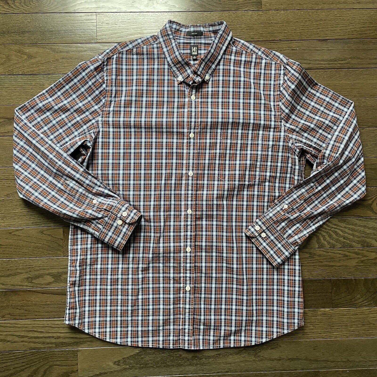 14th Union 14th Union Dress Shirt Men s XL Long Sleeve Button Up Work Grailed