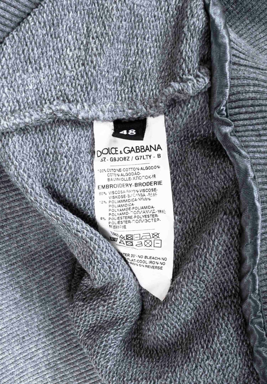 Dolce & Gabbana Dolce Gabbana Men sweatshirt dgfamily crew jumper M, S1944 Size US M / EU 48-50 / 2 - 9 Thumbnail