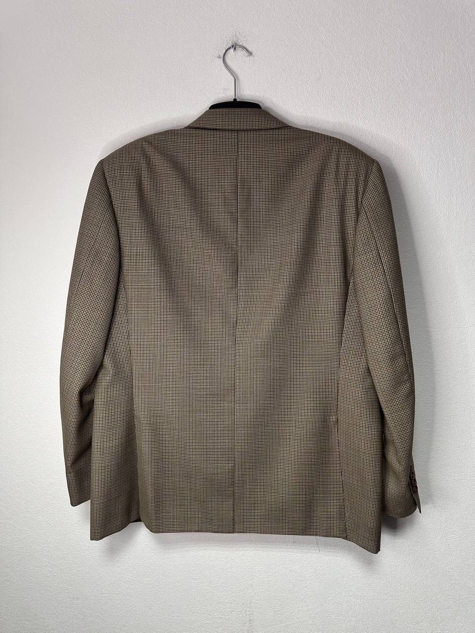Canali Canali Wool Blazer Brown Houndstooth Made in Italy Size 54 Size 44R - 9 Thumbnail