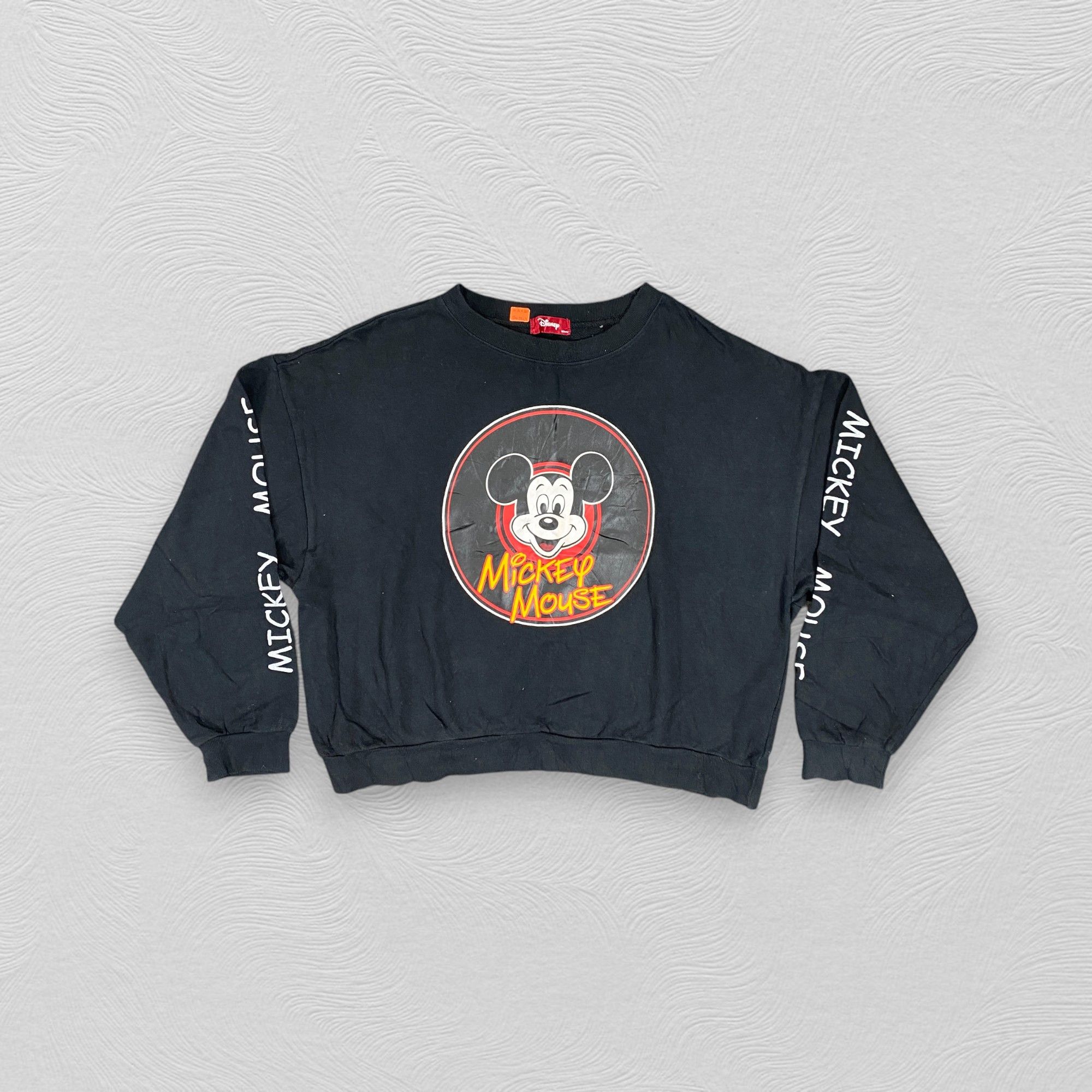Disney Vintage Disney Mickey Mouse Sweatshirt Boxy -SW068 Size US L / EU 52-54 / 3 - 1 Thumbnail