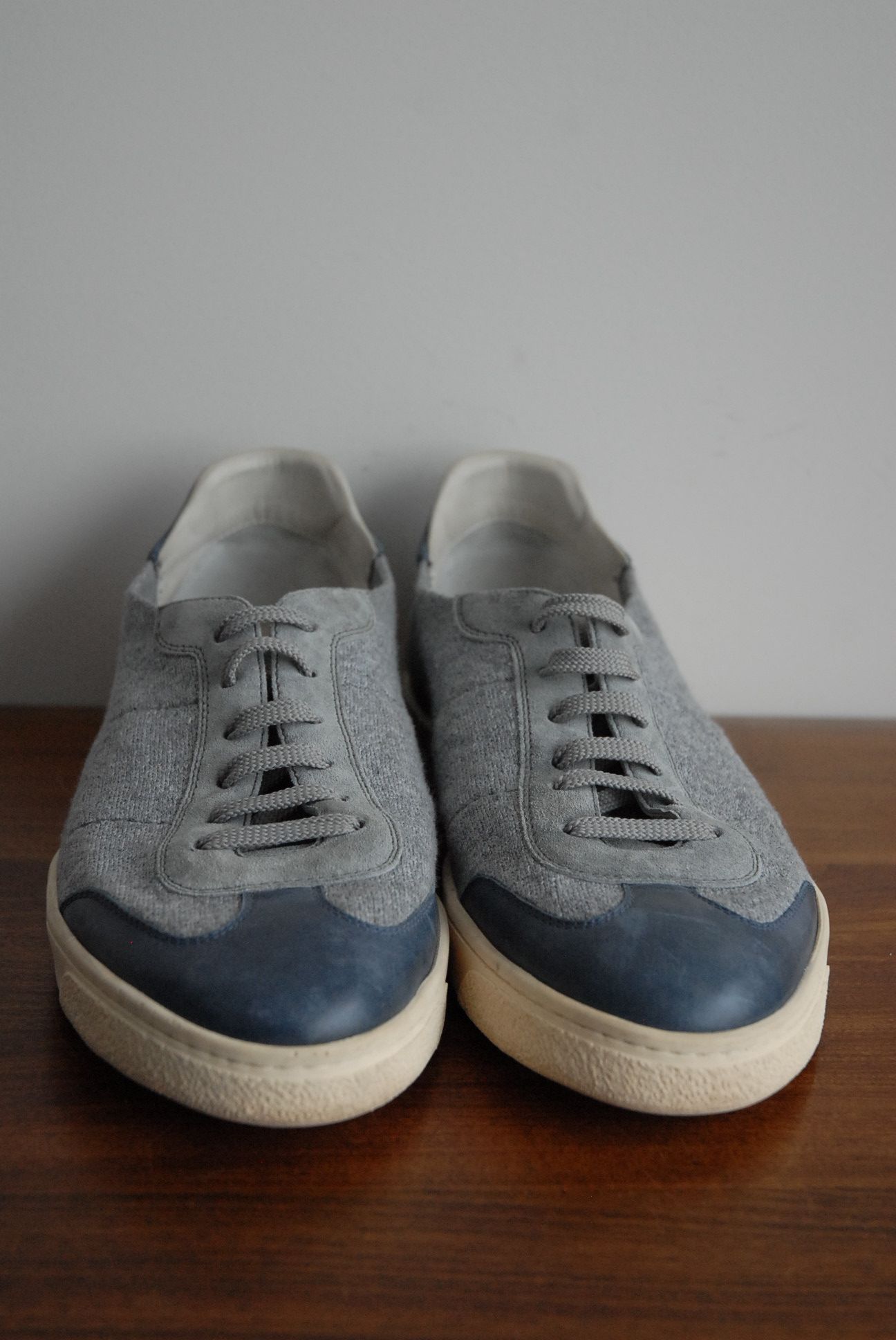 Brunello Cucinelli Knit sneakers with natural sole Size US 12 / EU 45 - 3 Thumbnail