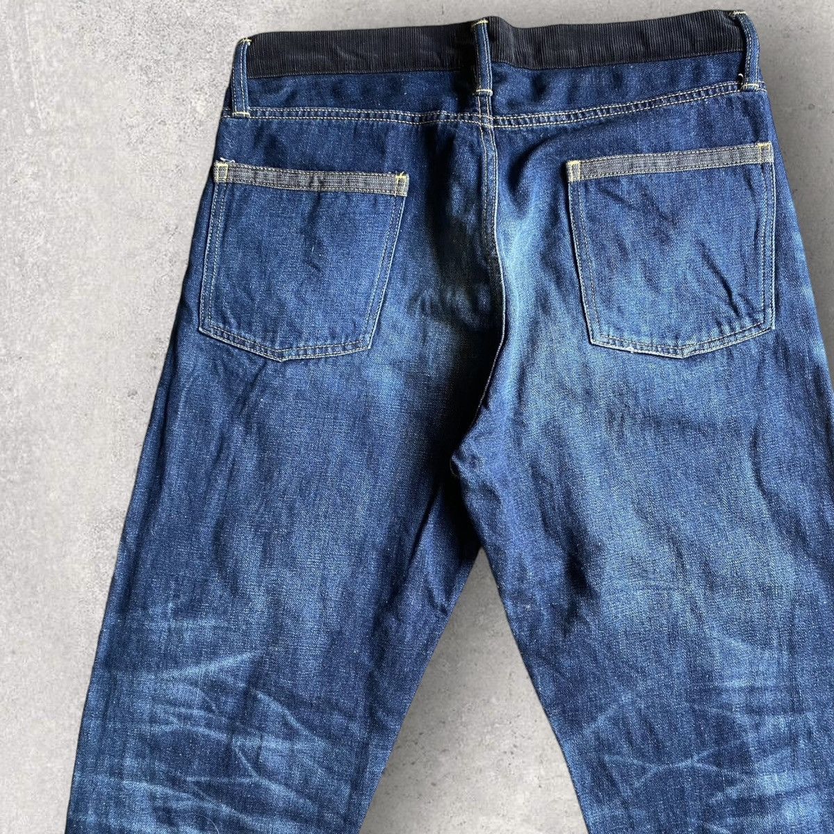 Comme des Garcons Black Corduroy Contrast Waist Jeans Size US 33 - 6 Thumbnail