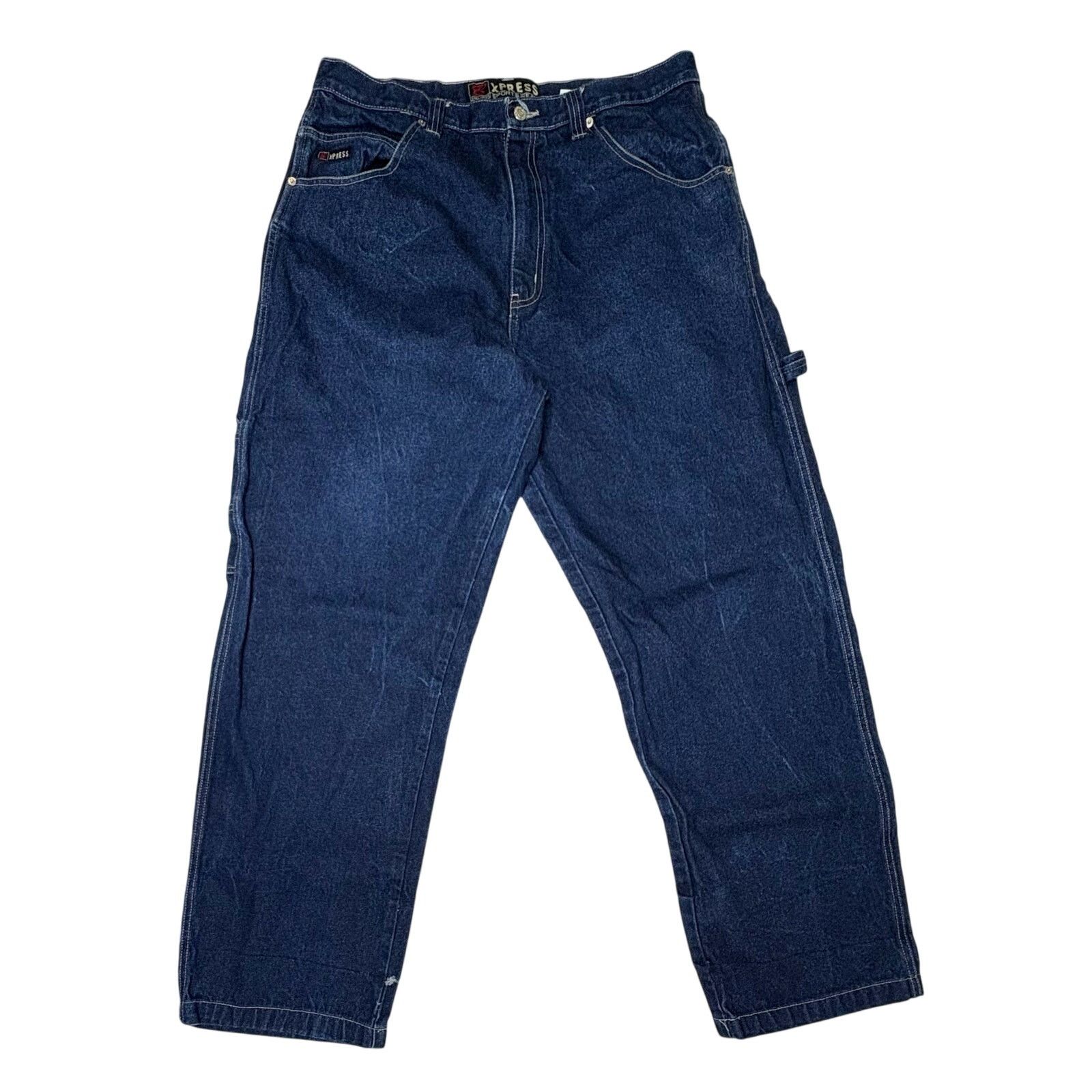Brooklyn Xpress Brooklyn Xpress Vintage Carpenter Blue Jeans 40 Y2k Hipster Size US 40 / EU 56 - 1 Thumbnail
