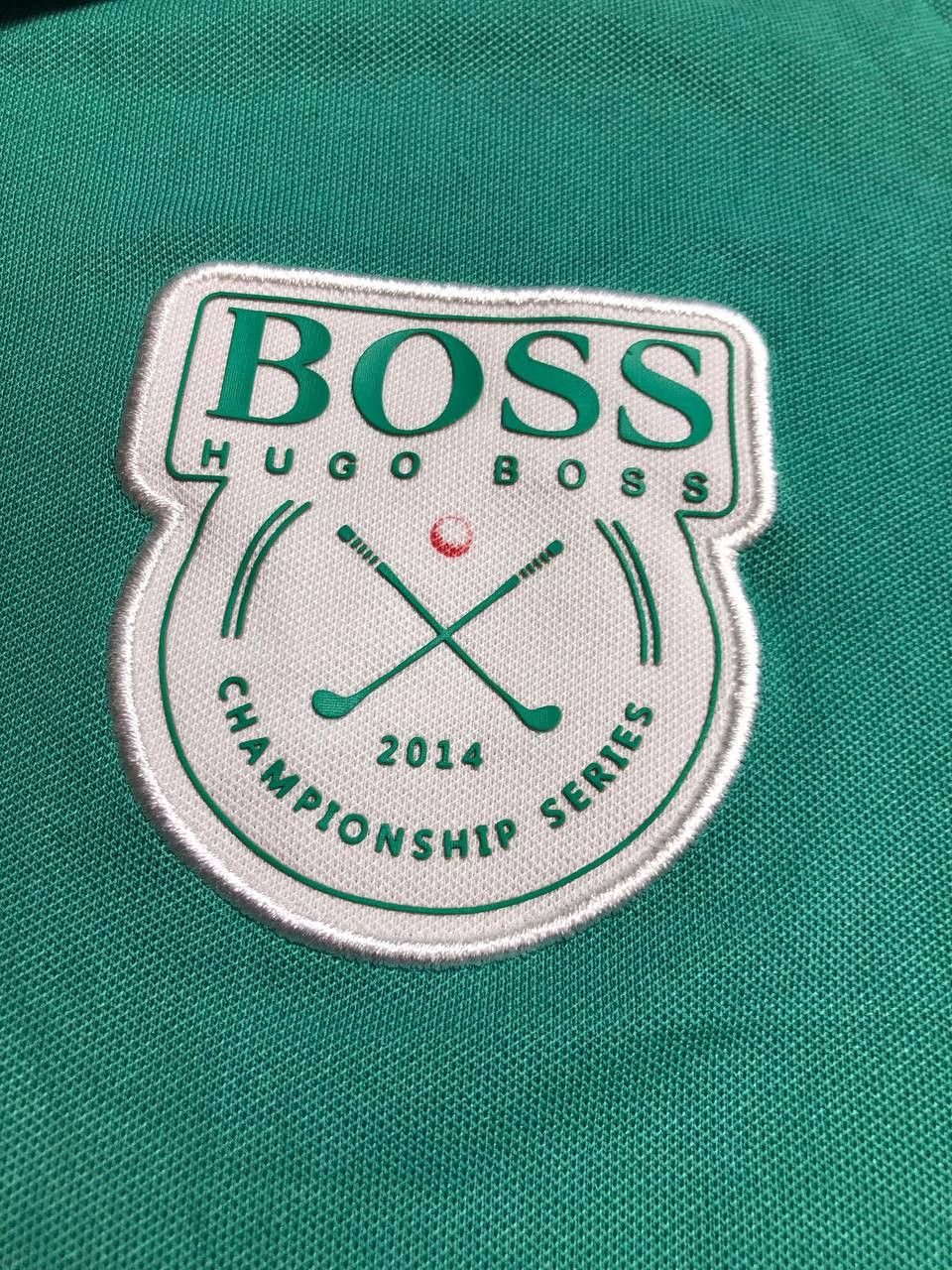 Hugo Boss Mens Hugo Boss luxury polos T-shirt tee Green XL Size US XL / EU 56 / 4 - 6 Thumbnail