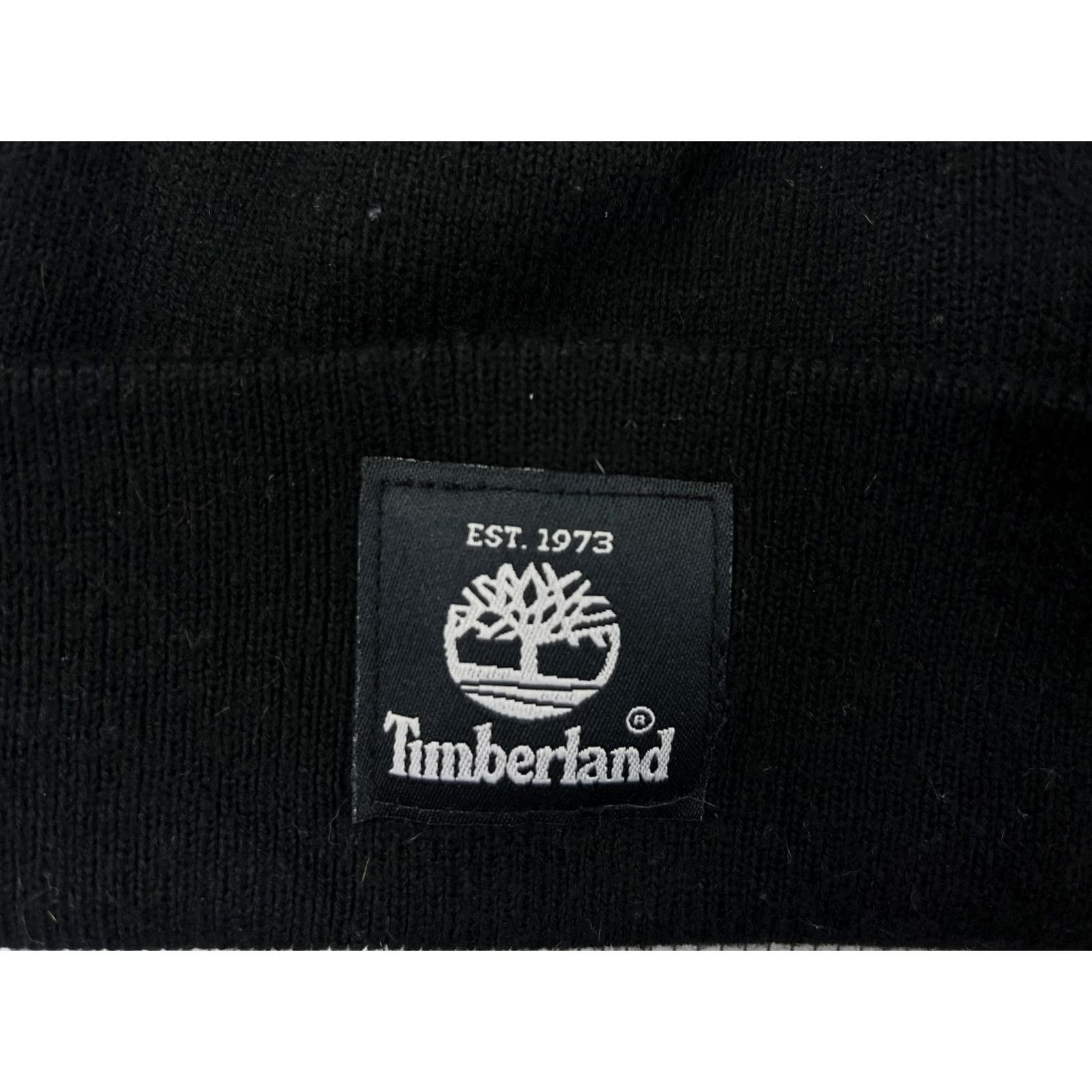 Timberland Timberland Beanie Toque Adult One Size Black Knit 100% Acrylic Winter Hike Camp Size ONE SIZE - 2 Thumbnail