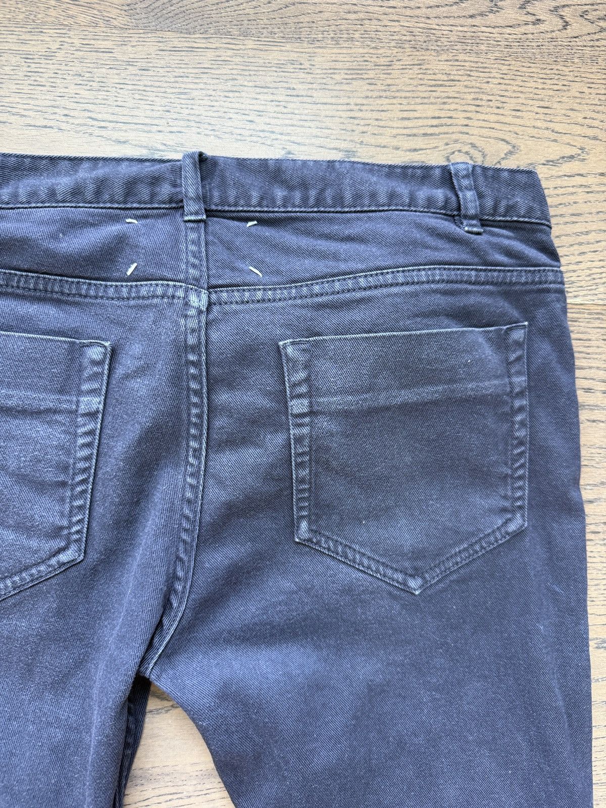 Maison Margiela Early Martin Margiela Line 10 Mens Blue Twill Slim Jeans Size US 33 - 16 Thumbnail