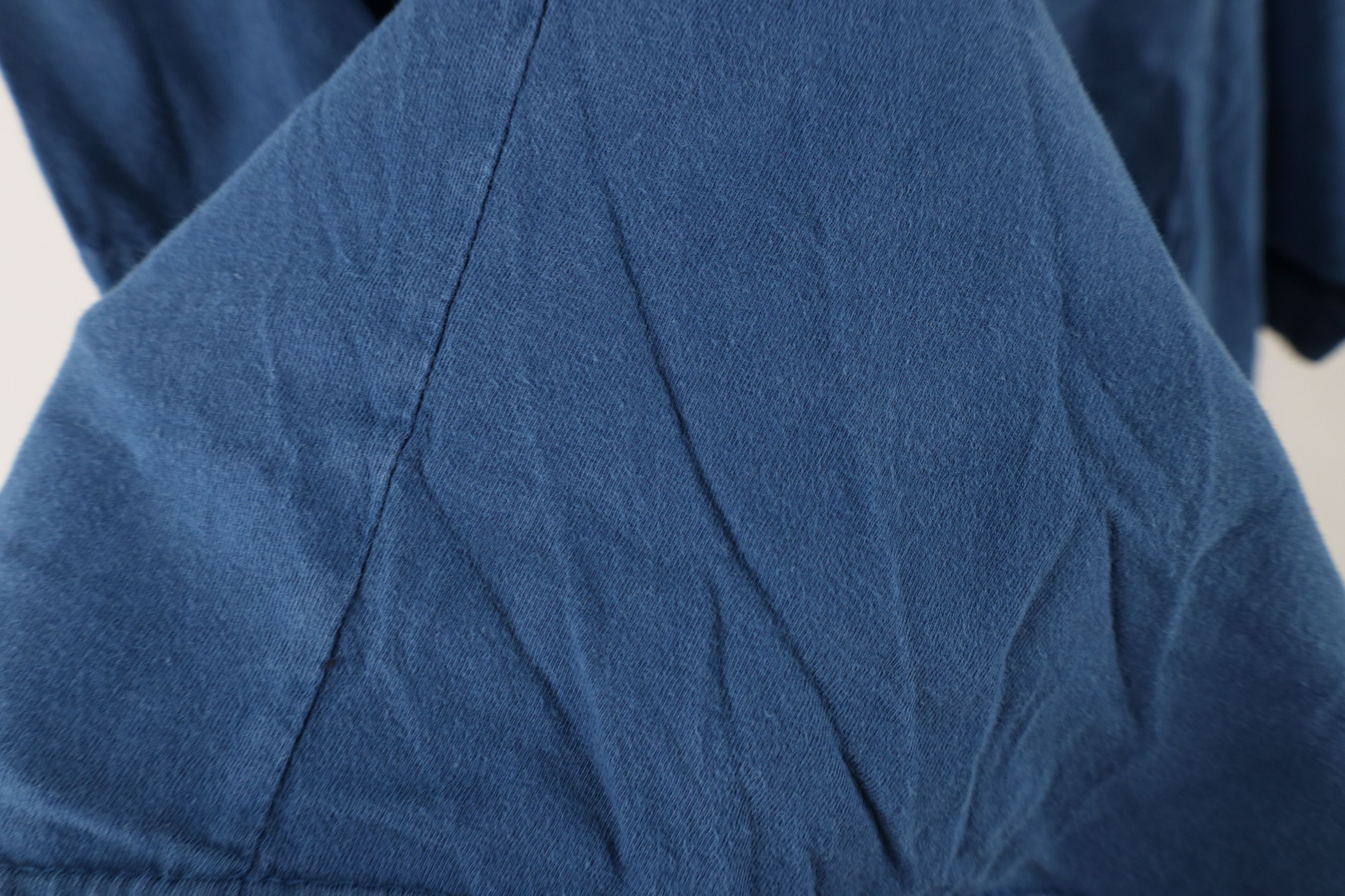 Vintage Vintage 90s Streetwear Blank Baggy Cotton T-Shirt Blue Size US L / EU 52-54 / 3 - 8 Thumbnail