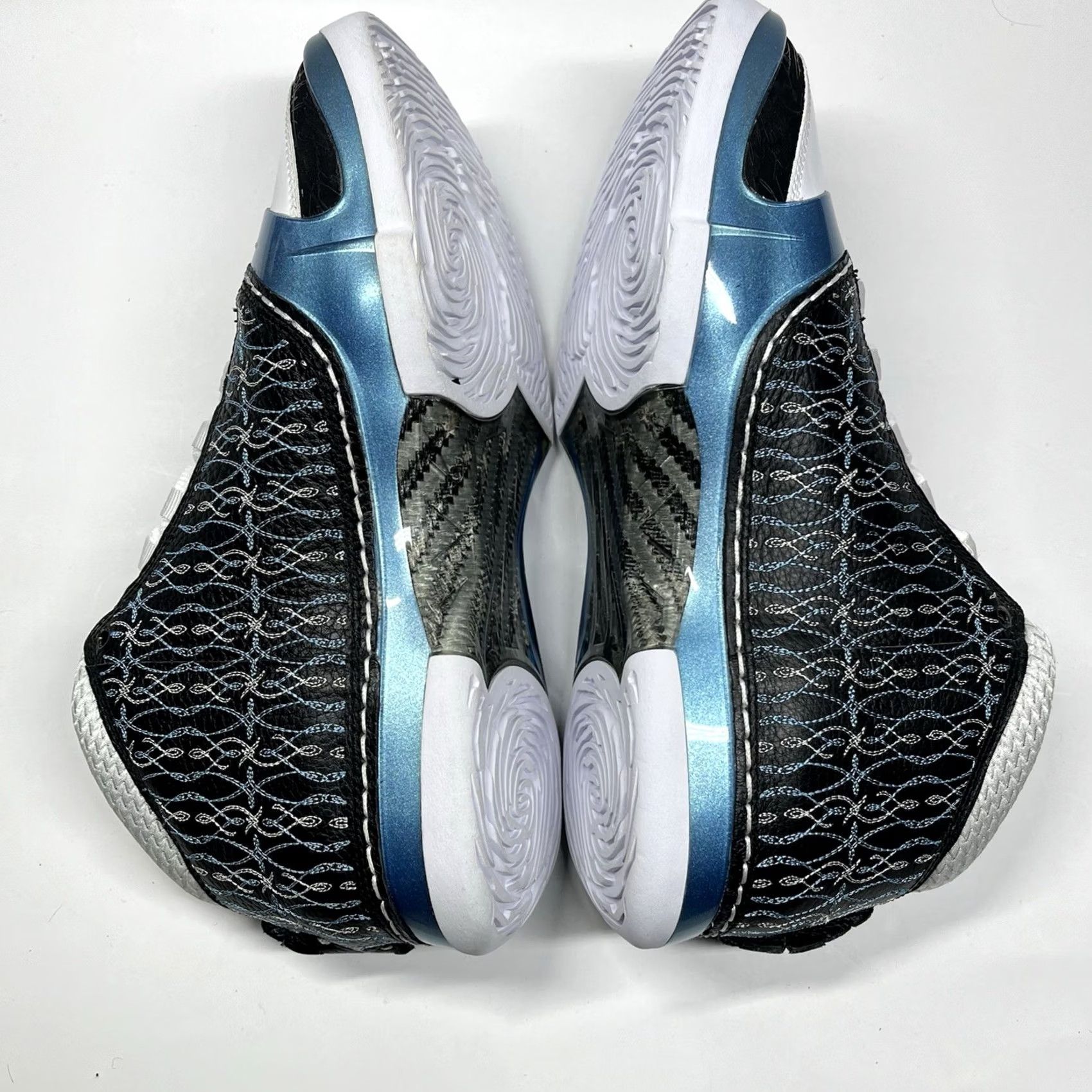 Nike Nike Air Jordan 23 Sneaker Mens 8.5 Black University Blue-White Leather Mid Top 2008 Size US 9 / EU 42 - 7 Thumbnail