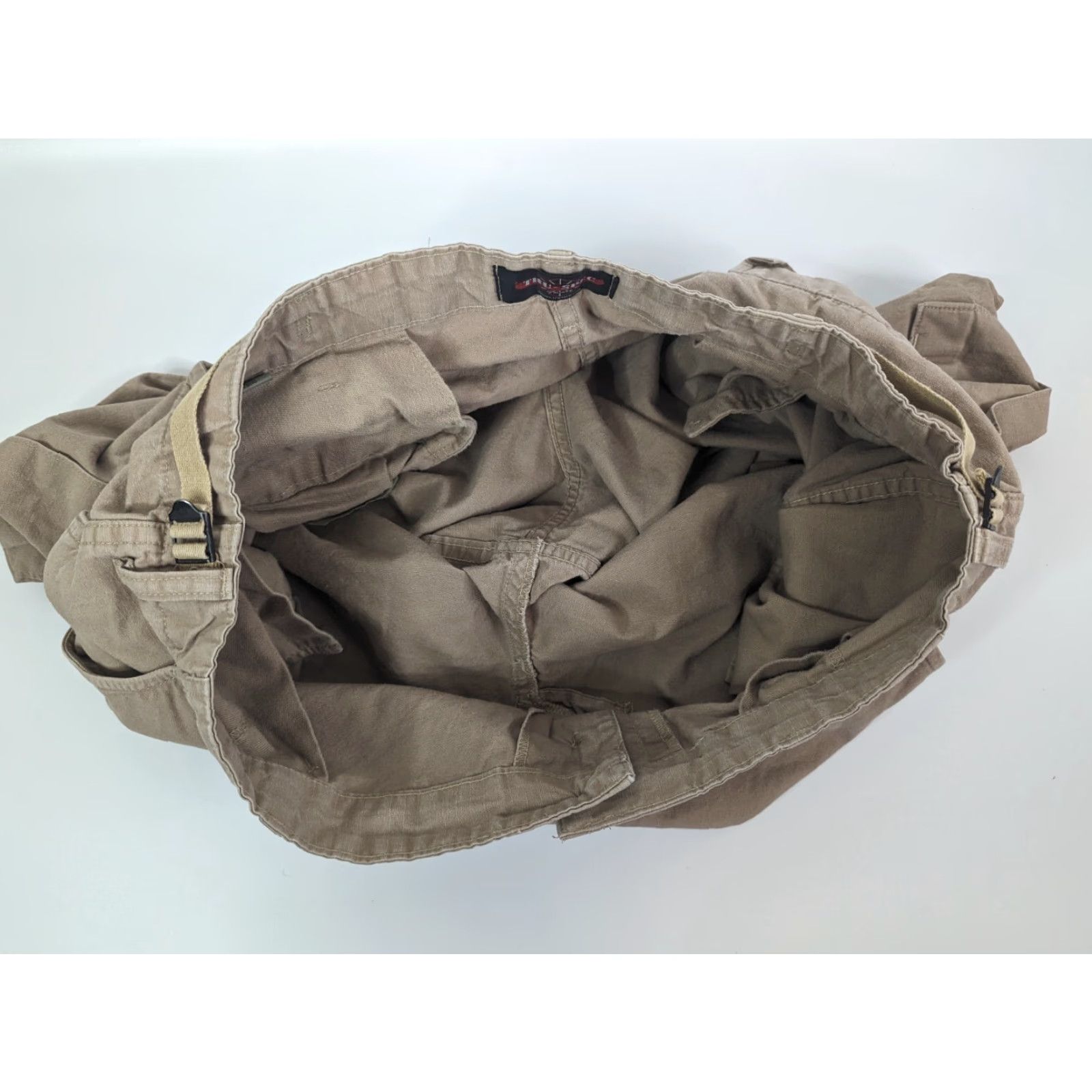 Vintage TRU-SPEC Khaki Shorts Cargo Tactical Ripstop Adjustable Waist 35-39” Men’s Large Size US 33 - 7 Thumbnail