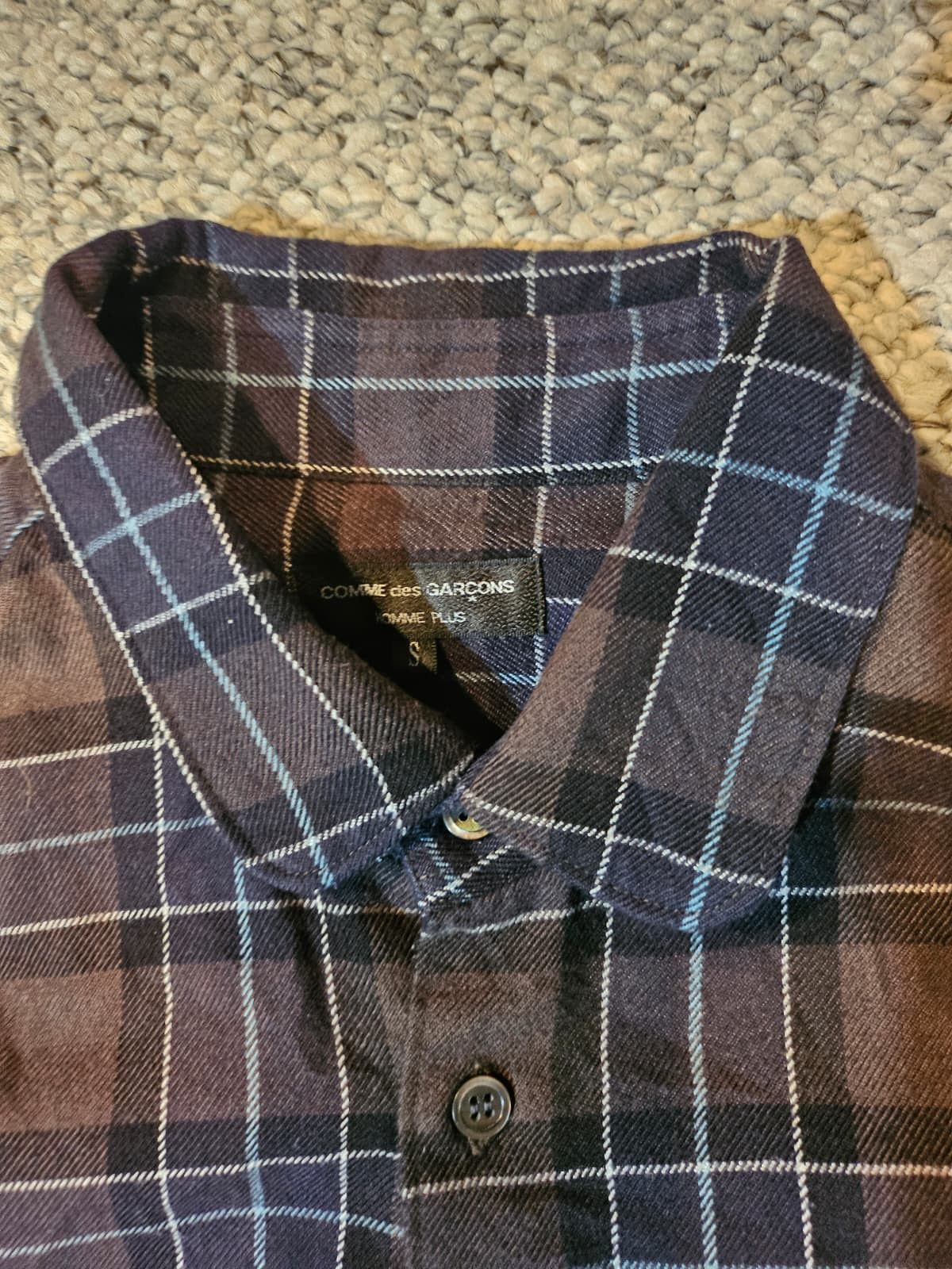 Comme des Garcons Homme Plus Archival Check Button Down (2007) Size US S / EU 44-46 / 1 - 2 Thumbnail
