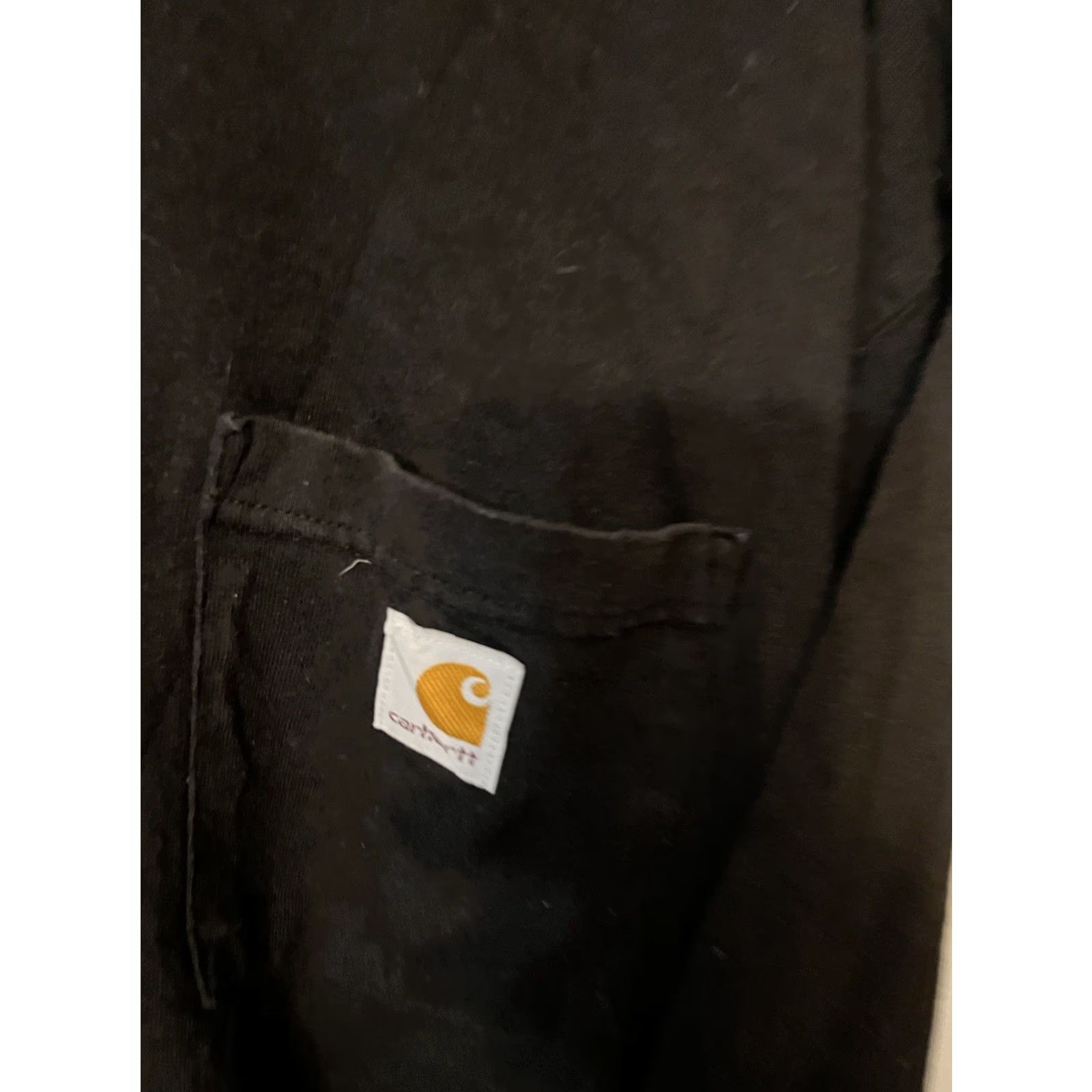 Carhartt Carhartt Mens T Shirt Short Sleeve Pocket 2XLT Black Crew Neck Loose Fit Workwear Shirt Mens Size 2XLT Black Pocket Carhartt Tee Size US XXL / EU 58 / 5 - 3 Thumbnail
