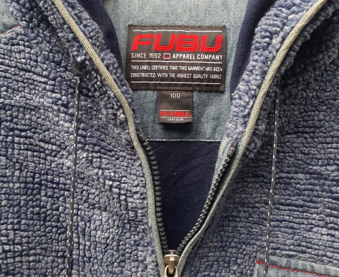 Fubu 2000s Fubu Jeans Fleece Polar Zip Hoddie y2k Size US XL / EU 56 / 4 - 5 Thumbnail