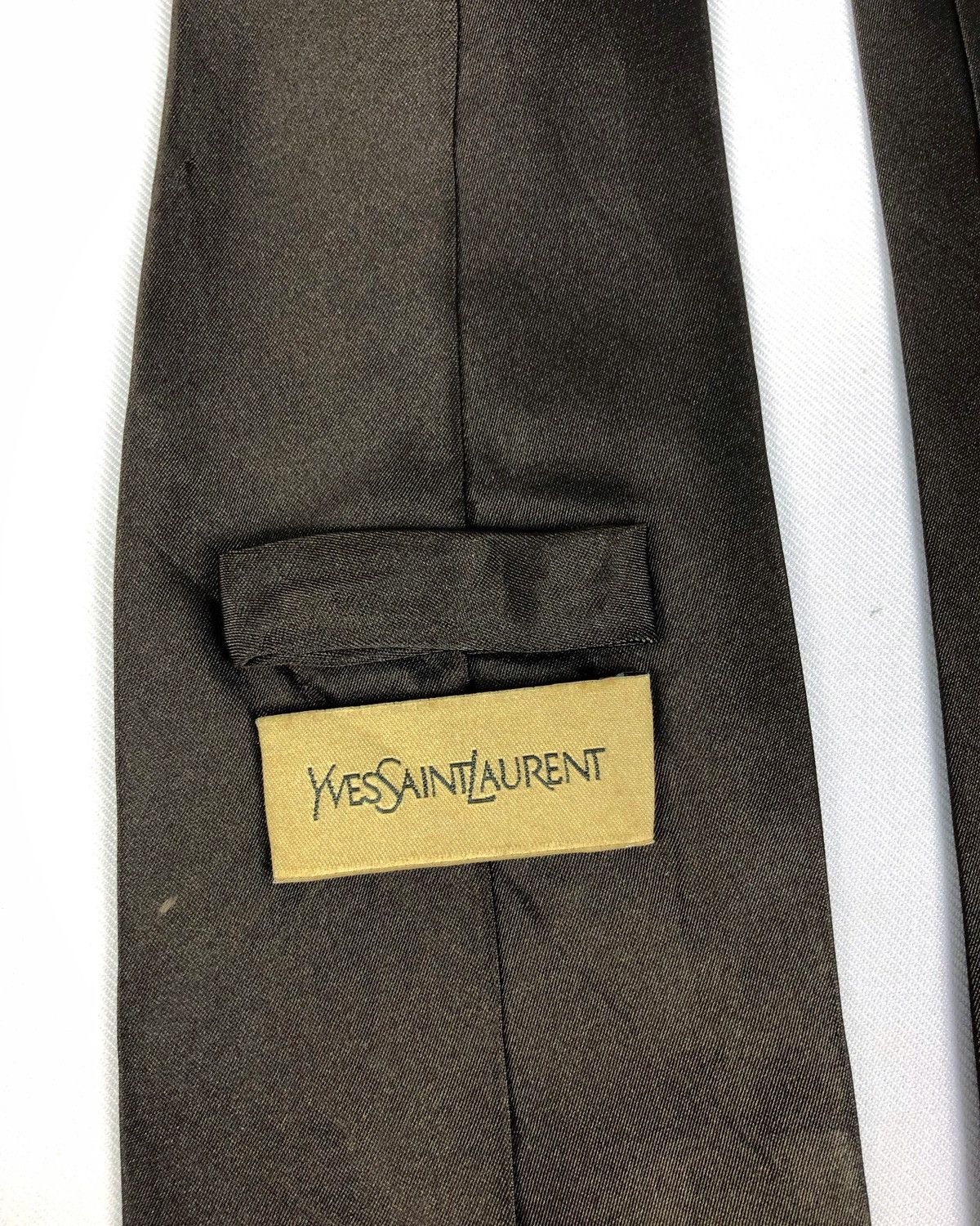 Yves Saint Laurent Rare Vintage Yves Saint Laurent YSL Silk Tie Made in Italy Size ONE SIZE - 8 Thumbnail