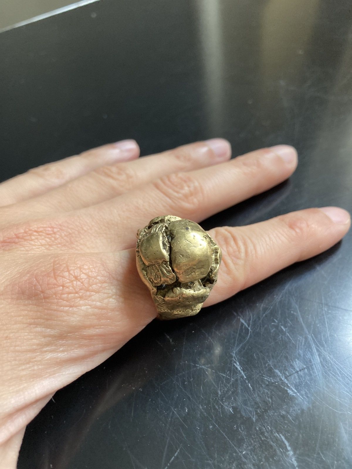 Rick Owens Rick Owens x Christiane Billet pre Hunrod Ltd. Bronze Ring Size ONE SIZE - 11 Thumbnail