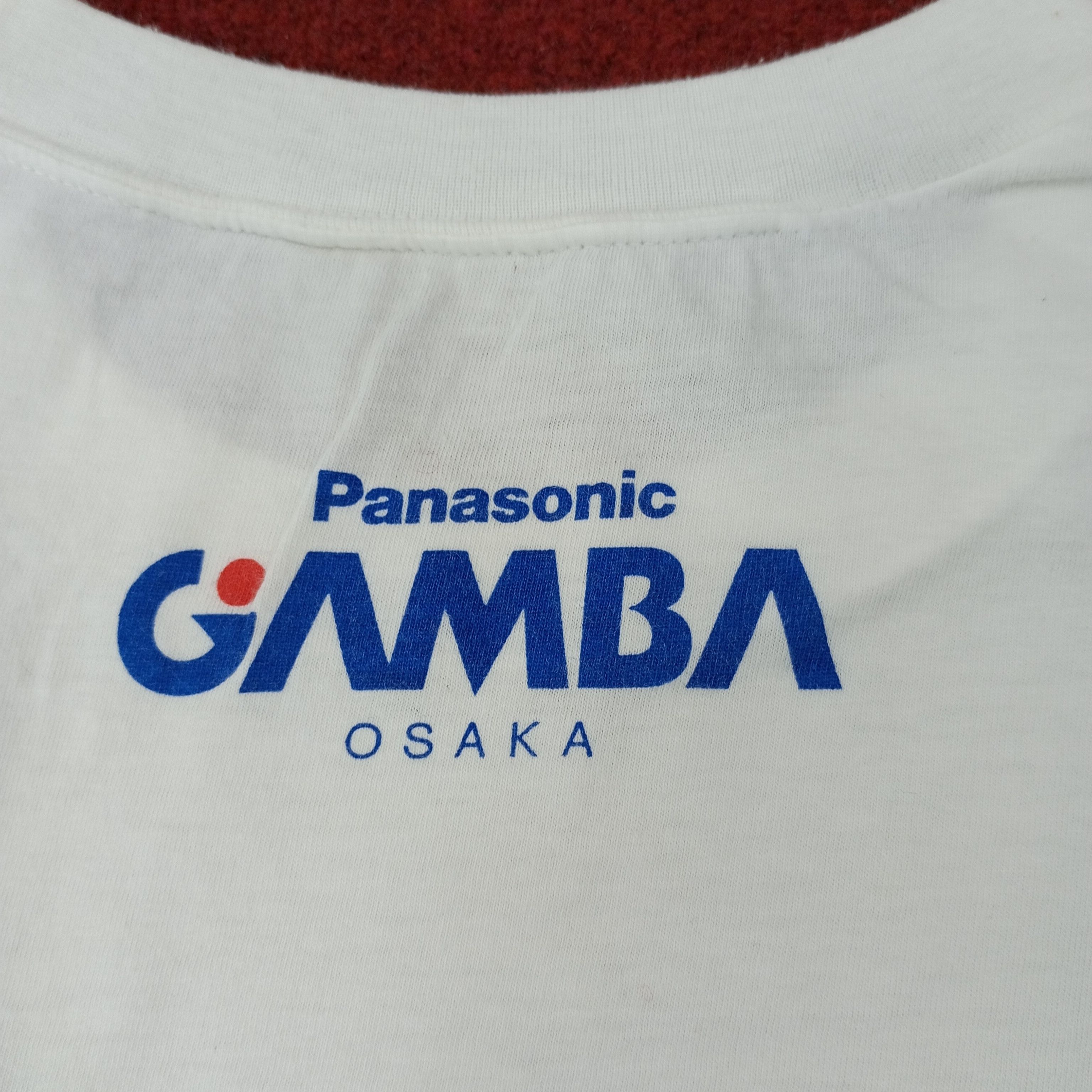 Japanese Brand × Vintage Panasonic Gamba Osaka Japanese Football Tshirt C219N21 Size US M / EU 48-50 / 2 - 6 Thumbnail