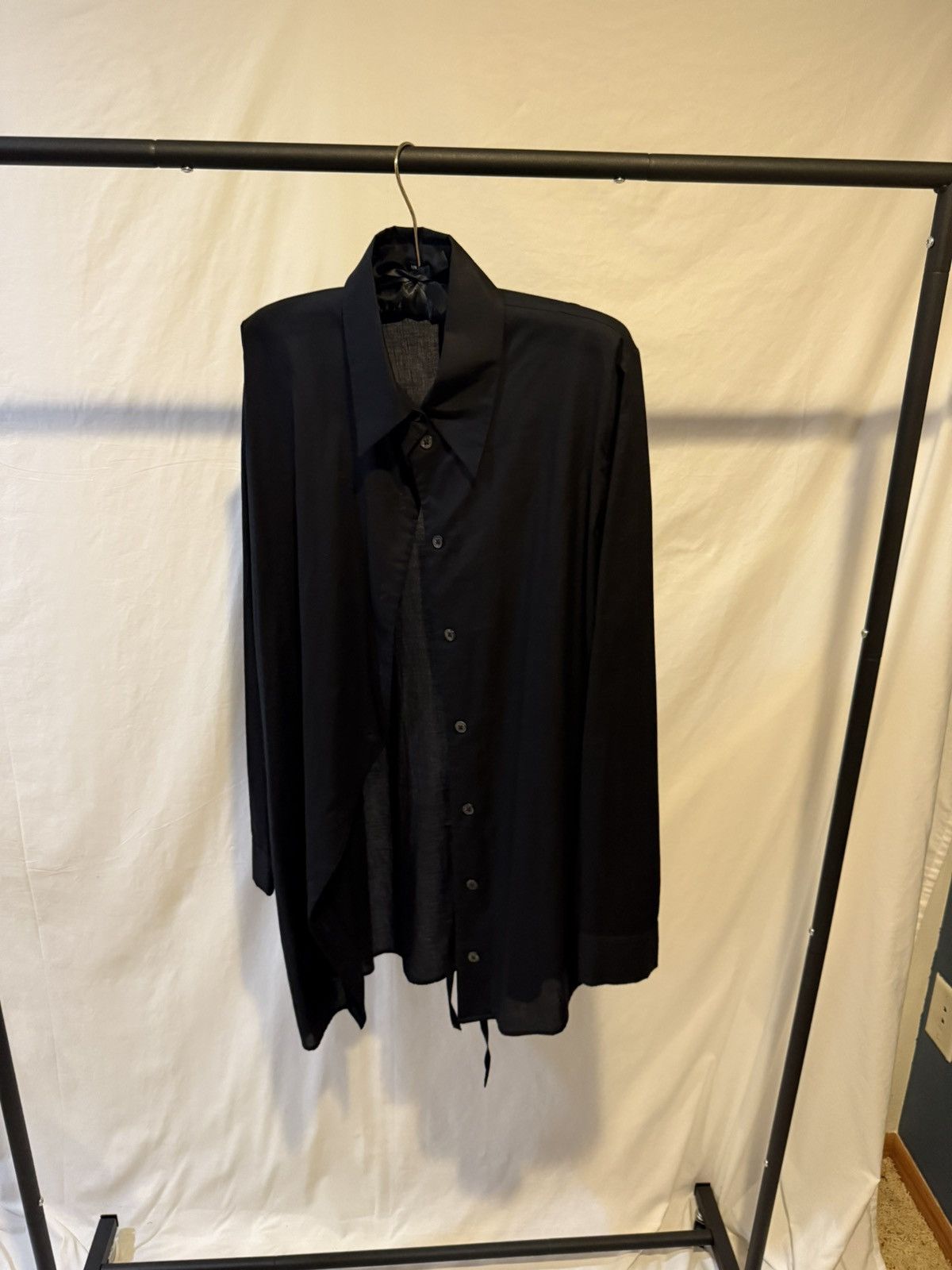 Ann Demeulemeester Asymmetrical Button Up Size US M / EU 48-50 / 2 - 1 Thumbnail