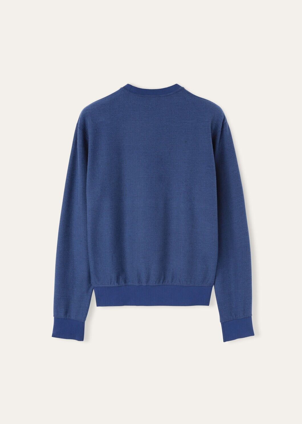 Loro Piana o1w1db10125 FAO0216 Hotaka Crewneck Sweater in Blue Size US L / EU 52-54 / 3 - 2 Thumbnail