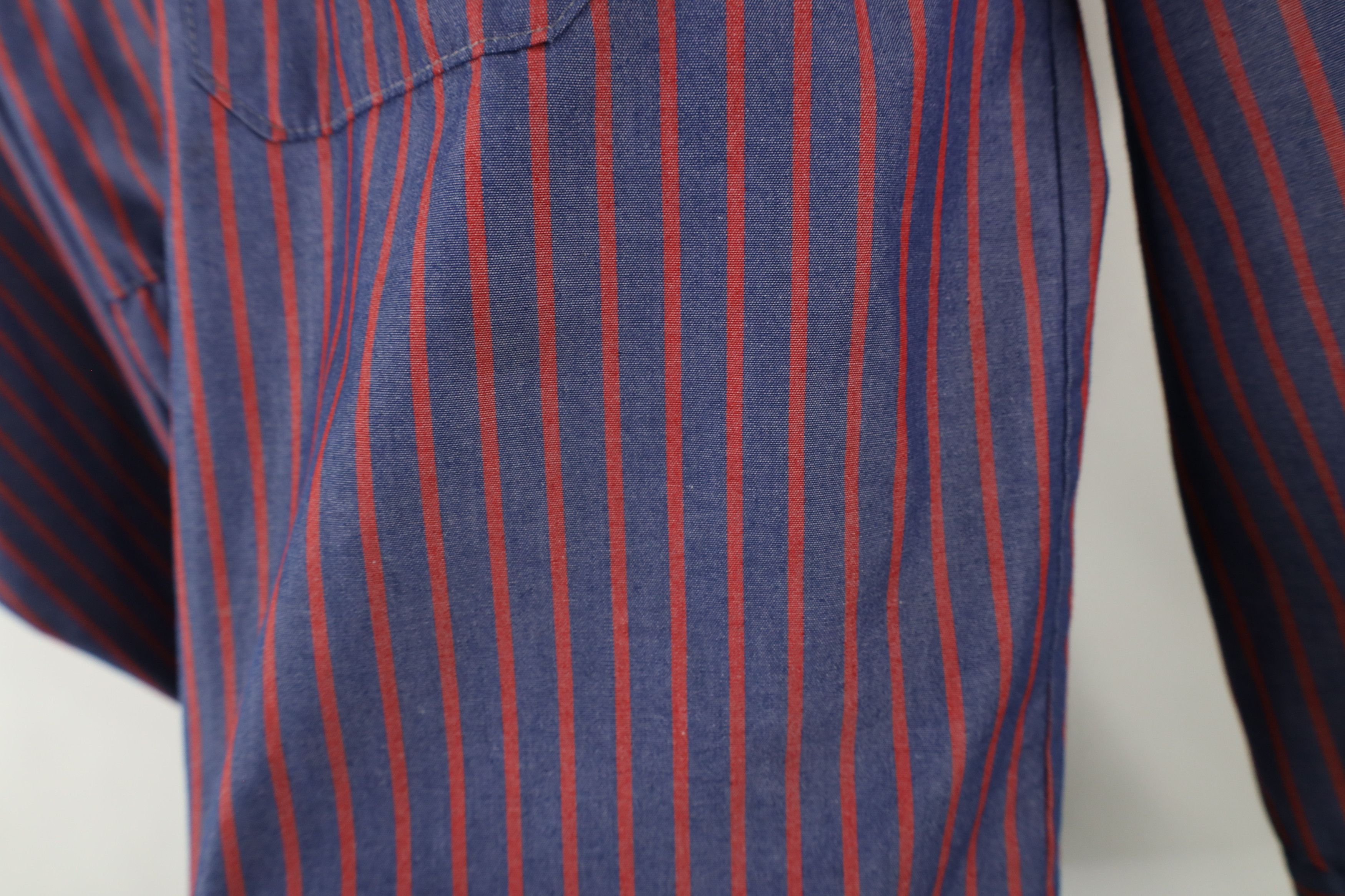 Vintage Vintage 90s Streetwear Workwear Mechanic Button Shirt Size US L / EU 52-54 / 3 - 8 Thumbnail