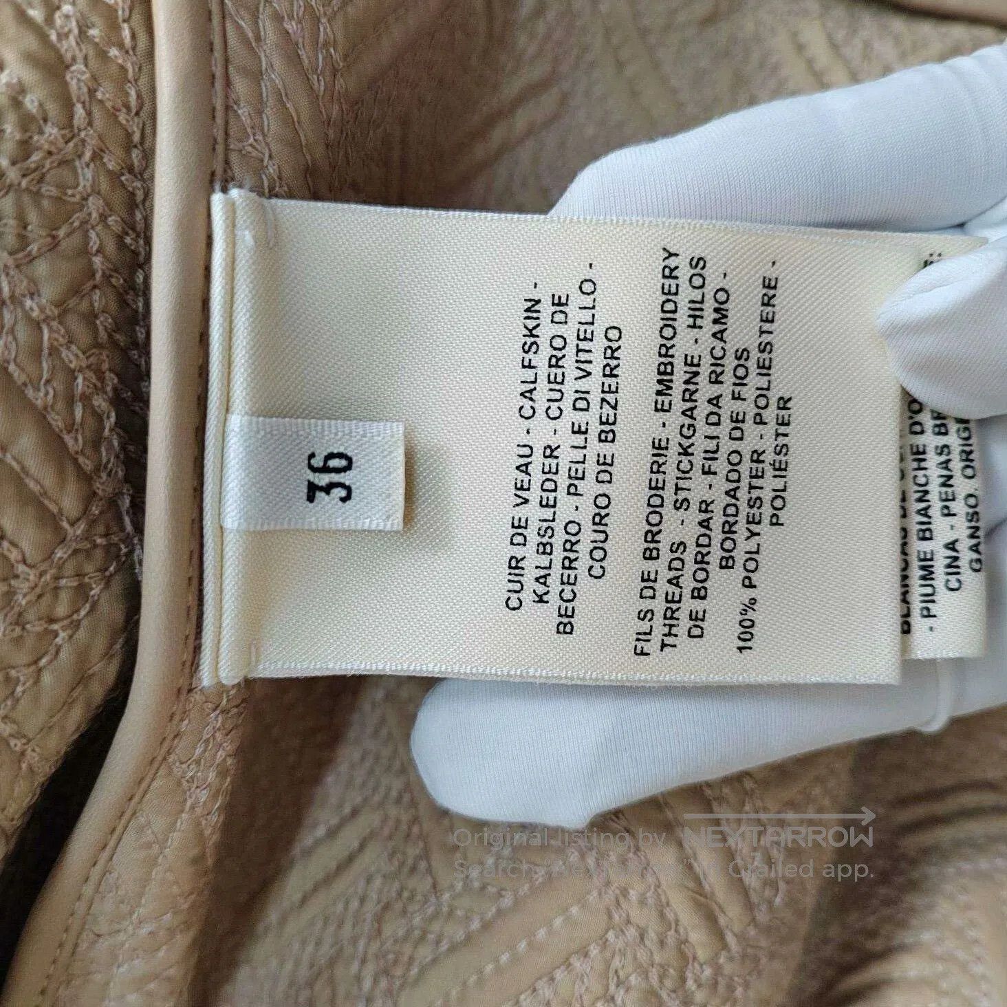 Hermes Hermes Women's Leather Jacket. Size XS / US 0-2 / IT 36-38 - 5 Thumbnail