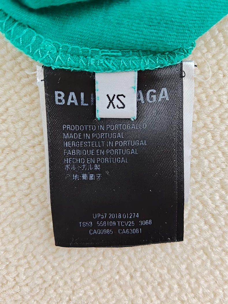 Balenciaga Balenciaga Wheat ear logo printed water lake blue short sl Size US XS / EU 42 / 0 - 5 Thumbnail