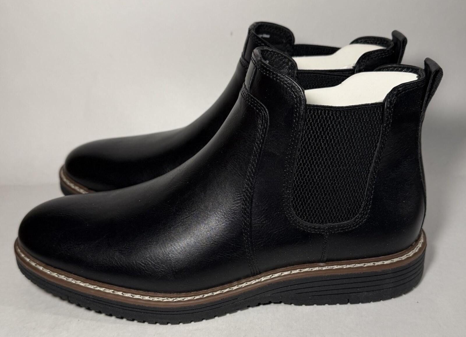 Sonoma Sonoma Goods for Life Vorsey Chelsea Boots Black Men's 8.5 Size US 8.5 / EU 41-42 - 3 Thumbnail
