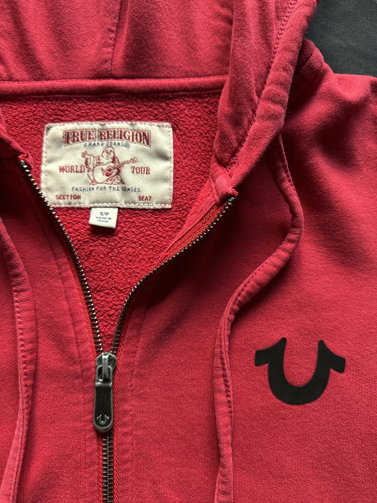 True Religion red true religion zip up hoodie Size S / US 4 / IT 40 - 2 Thumbnail