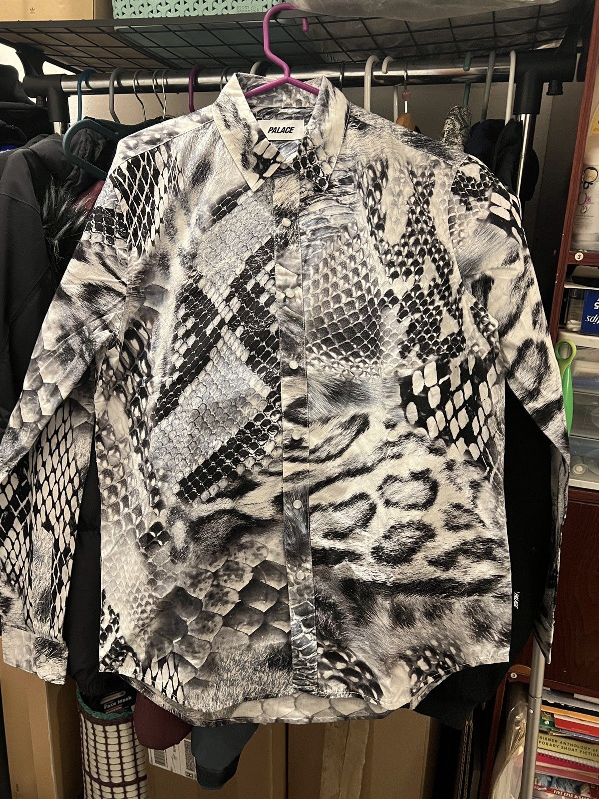 トップス PALACE NEIGHBORHOOD SHIRT GREY OMBRE Palace Neighborhood Shirt Grey Ombre Plaid - Palace