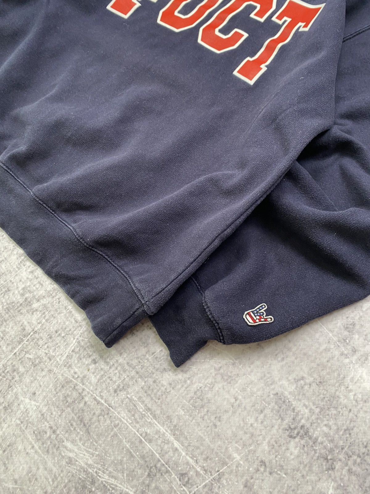 FUCT 90s rare vintage blue FUCT Independent big logo sweatshirt Size US M / EU 48-50 / 2 - 6 Thumbnail