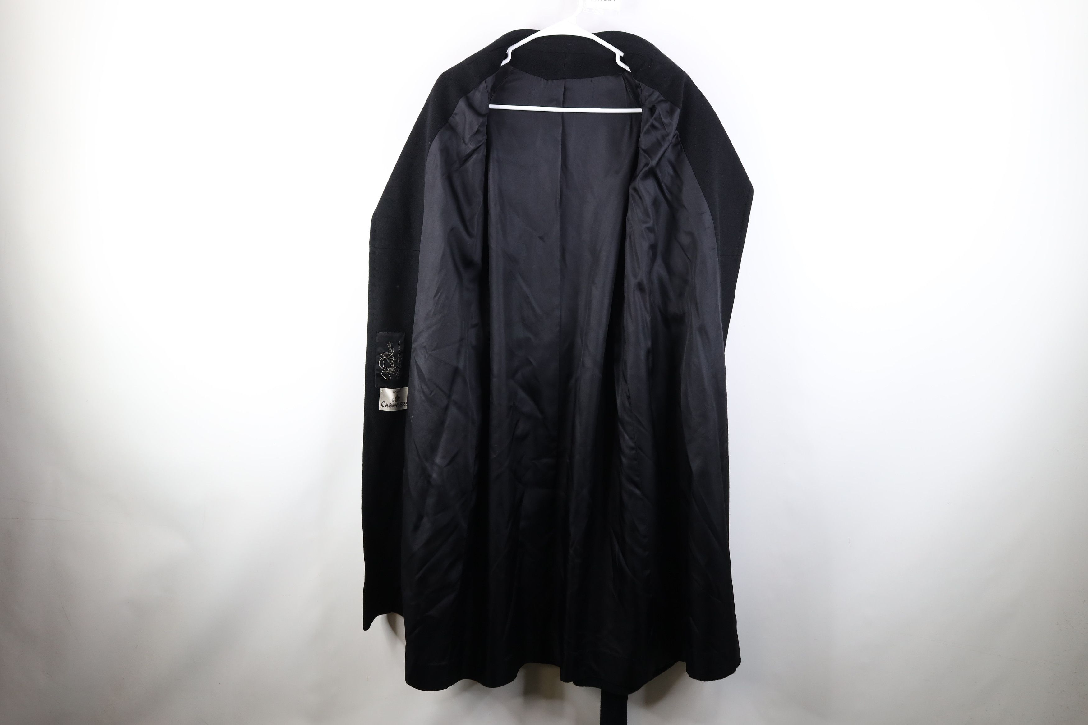 Vintage Vintage 70s Streetwear Belted Trench Coat Jacket Black USA Size L / US 10 / IT 46 - 10 Thumbnail