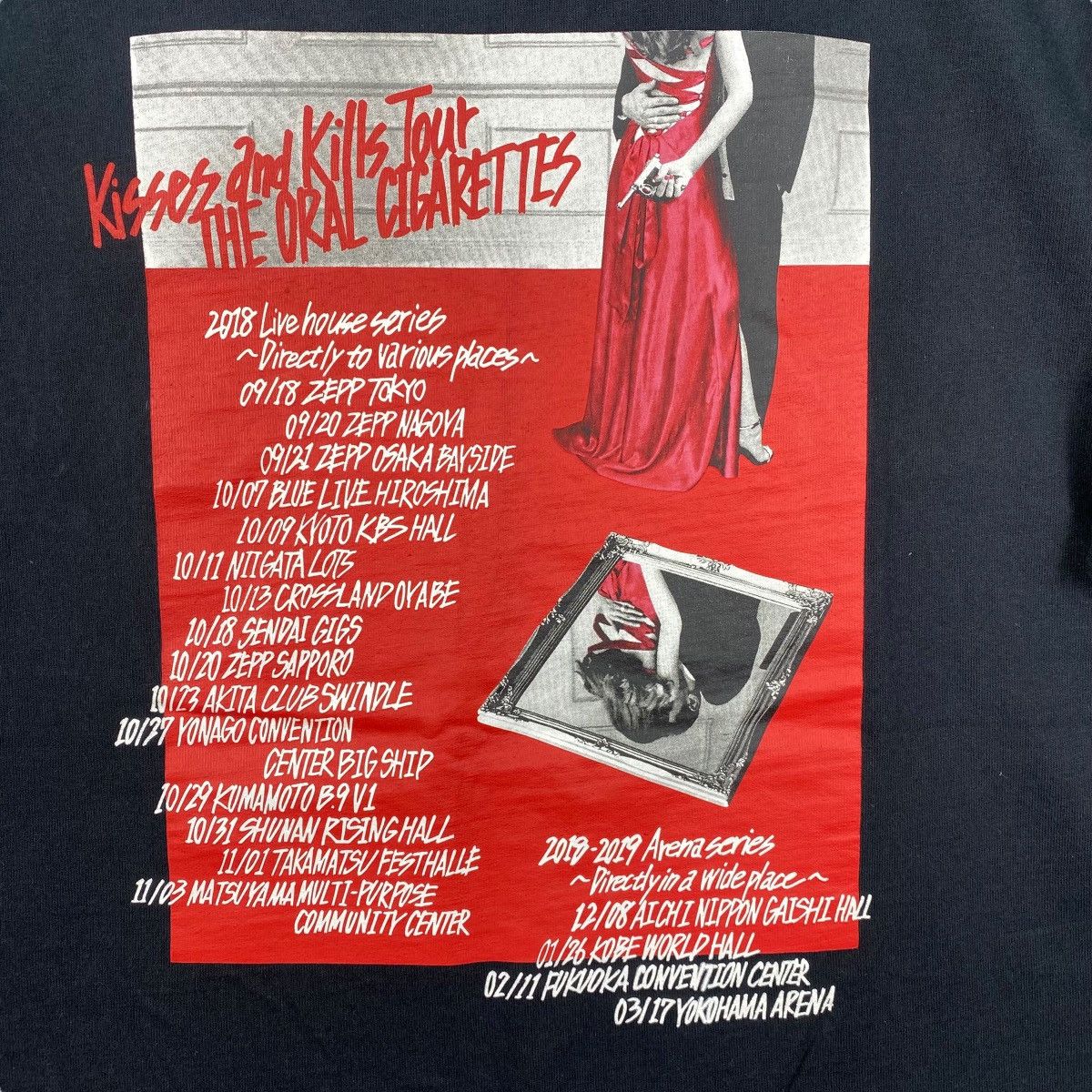 Band Tees Japanese Band THE ORAL CIGARETTES Kisses And Kill Tour Tee Size US L / EU 52-54 / 3 - 2 Thumbnail