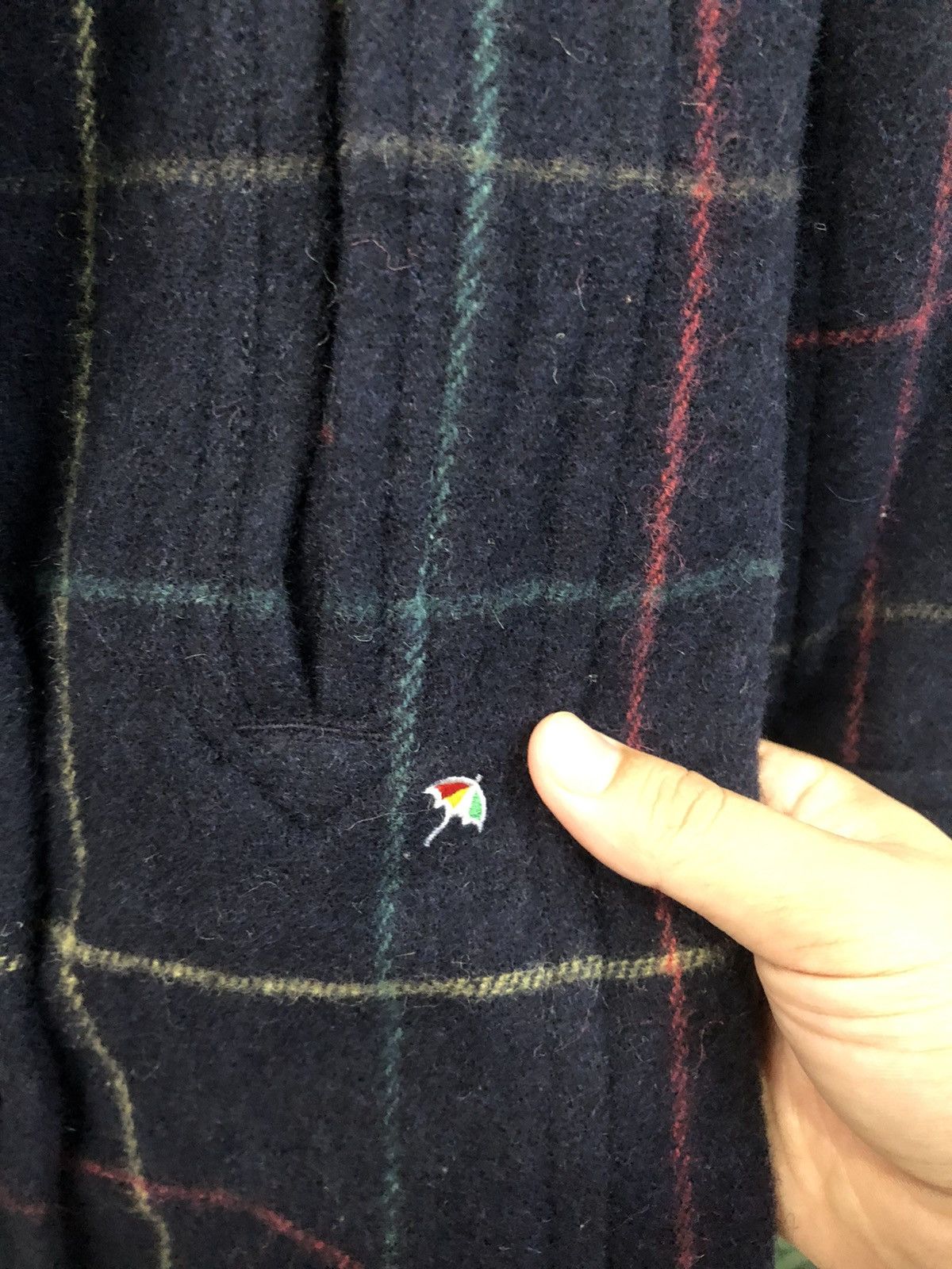 Japanese Brand Arnold Palmer Japan Wool Check Peacoat Women’s 90s Size S / US 4 / IT 40 - 6 Thumbnail