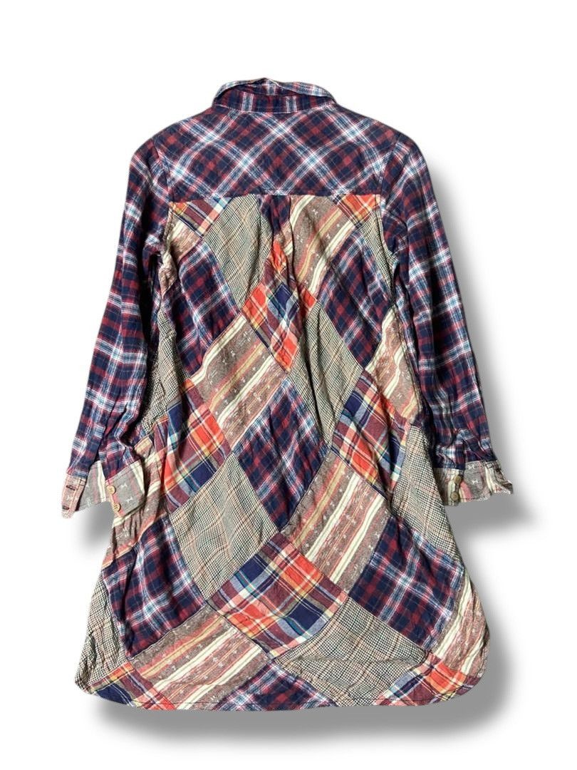Japanese Brand Vintage TITICACA Grunge Tartan Patchwork Flannel (134) Size US XXS / EU 40 - 2 Thumbnail