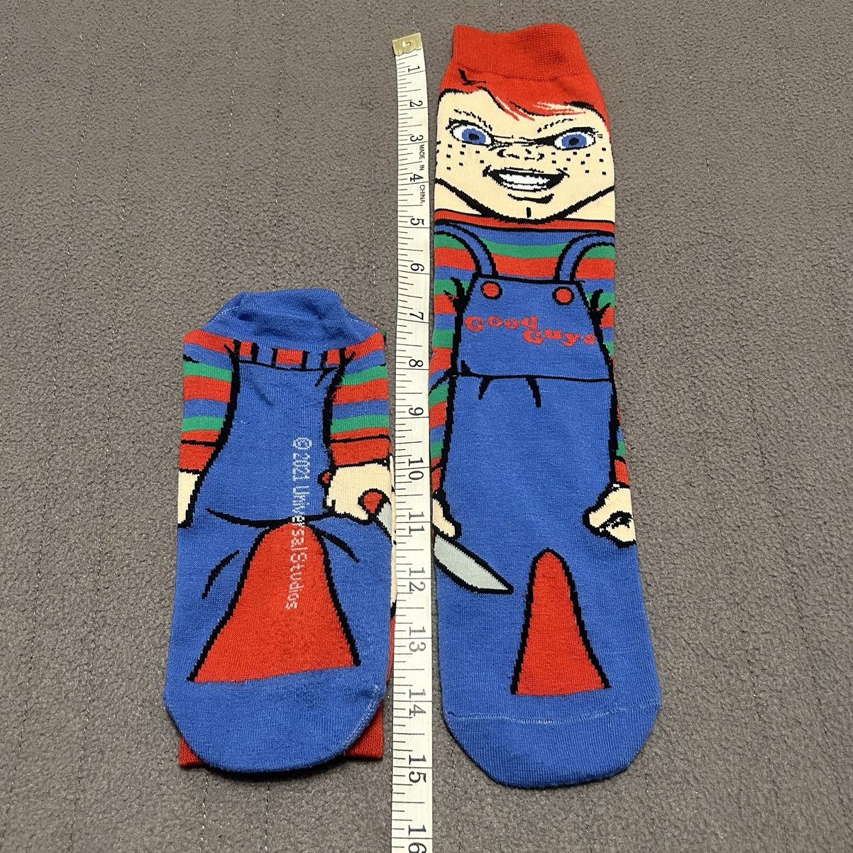 Other Chucky Doll Childs Play Horror Retro Novelty Socks Adult Size ONE SIZE - 4 Thumbnail