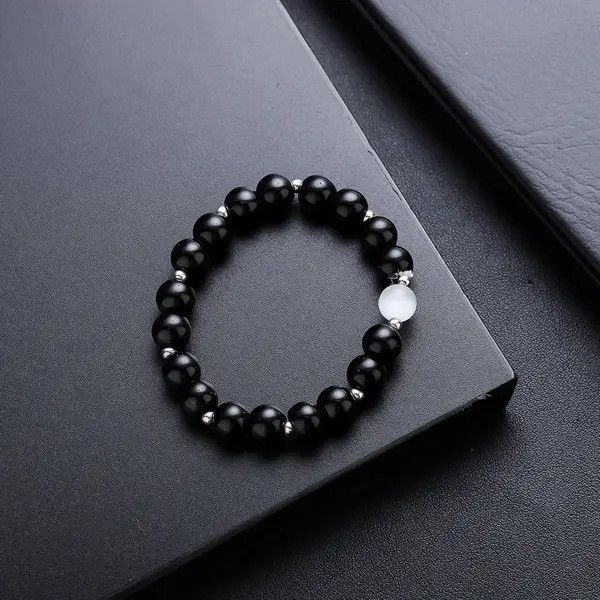Jewelry Beaded Stretch Bracelet, Minimalist Jewelry Size ONE SIZE - 3 Thumbnail
