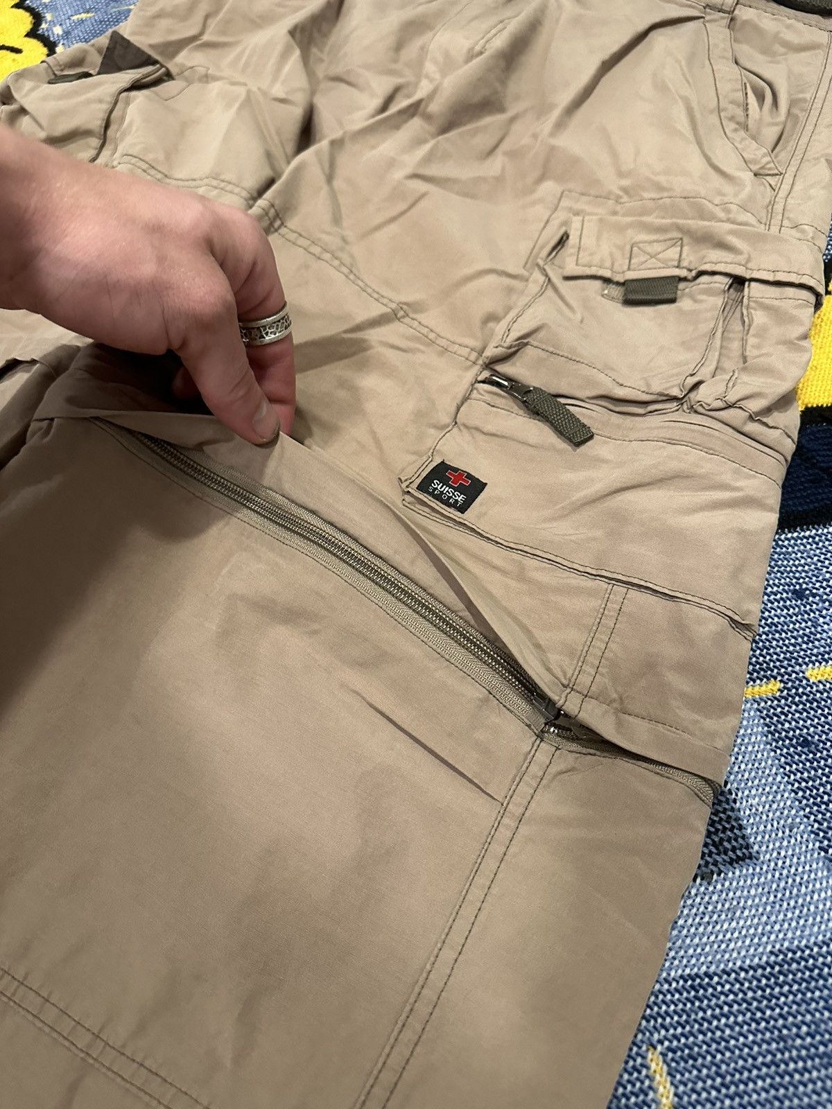 Other Vintage Y2k Transformer Suisse Sport Nylon Hiking Cargos Size US 33 - 4 Thumbnail