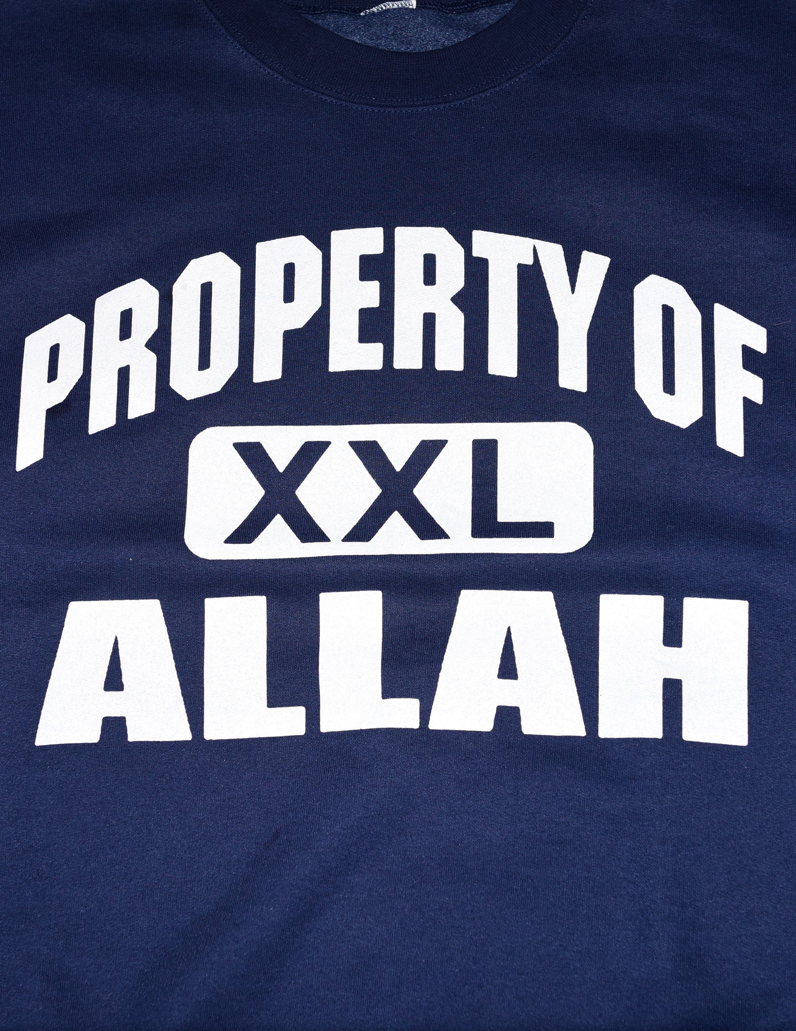 Vintage Property of ALLAH Crewneck by Boots4booters Size US XXL / EU 58 / 5 - 2 Thumbnail